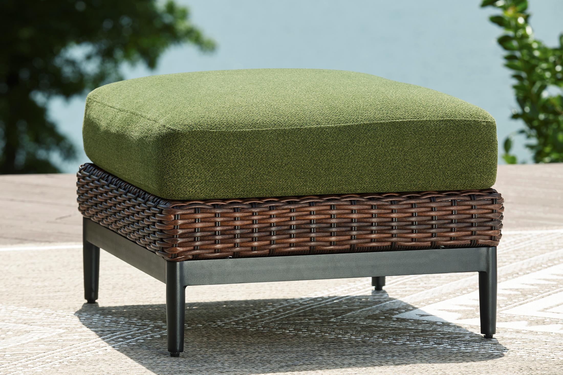 Ashley Horizon Hall Outdoor Patio Ottoman - Image 3