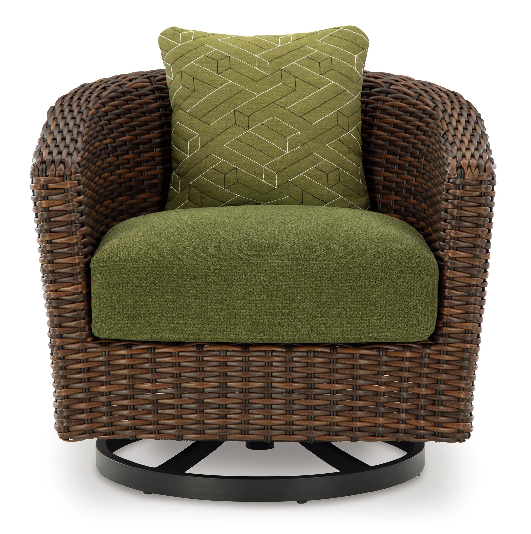 Ashley Horizon Hall Outdoor Patio Swivel Lounge Chair