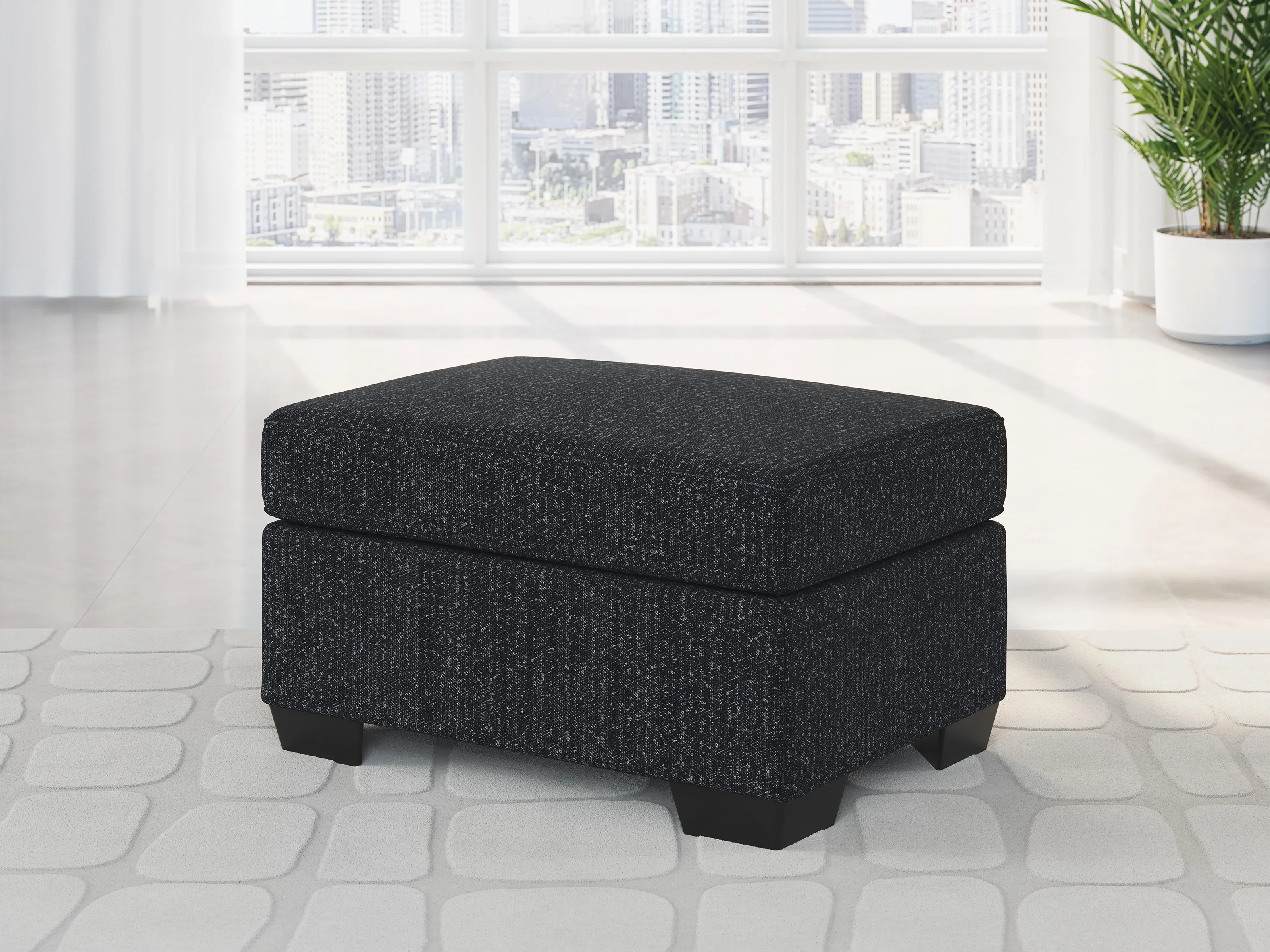 Jasmine Peaks Ottoman - Image 2