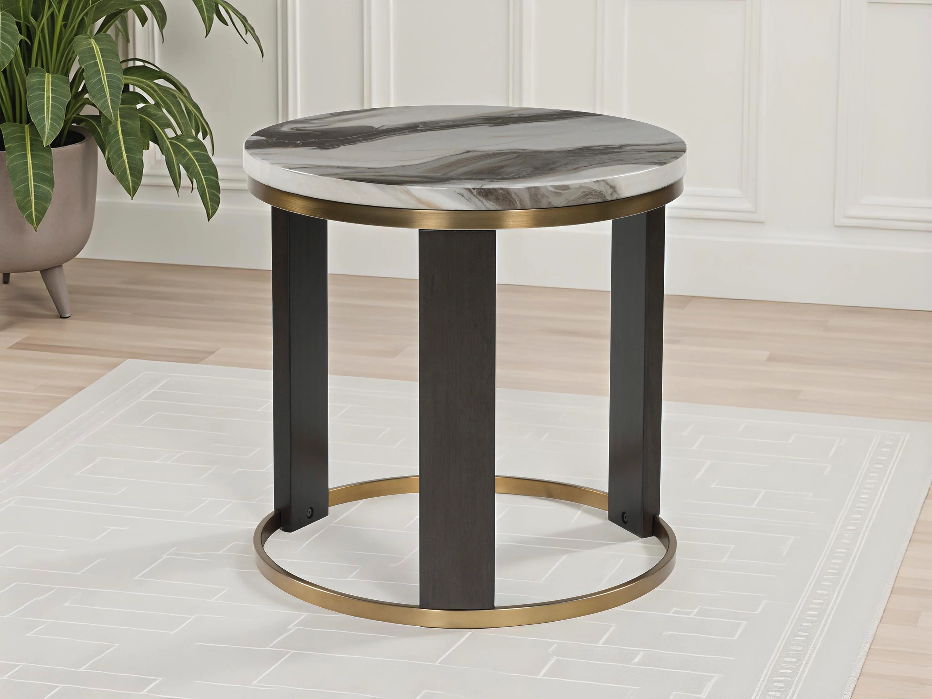 Jazmore Round End Table - Image 2