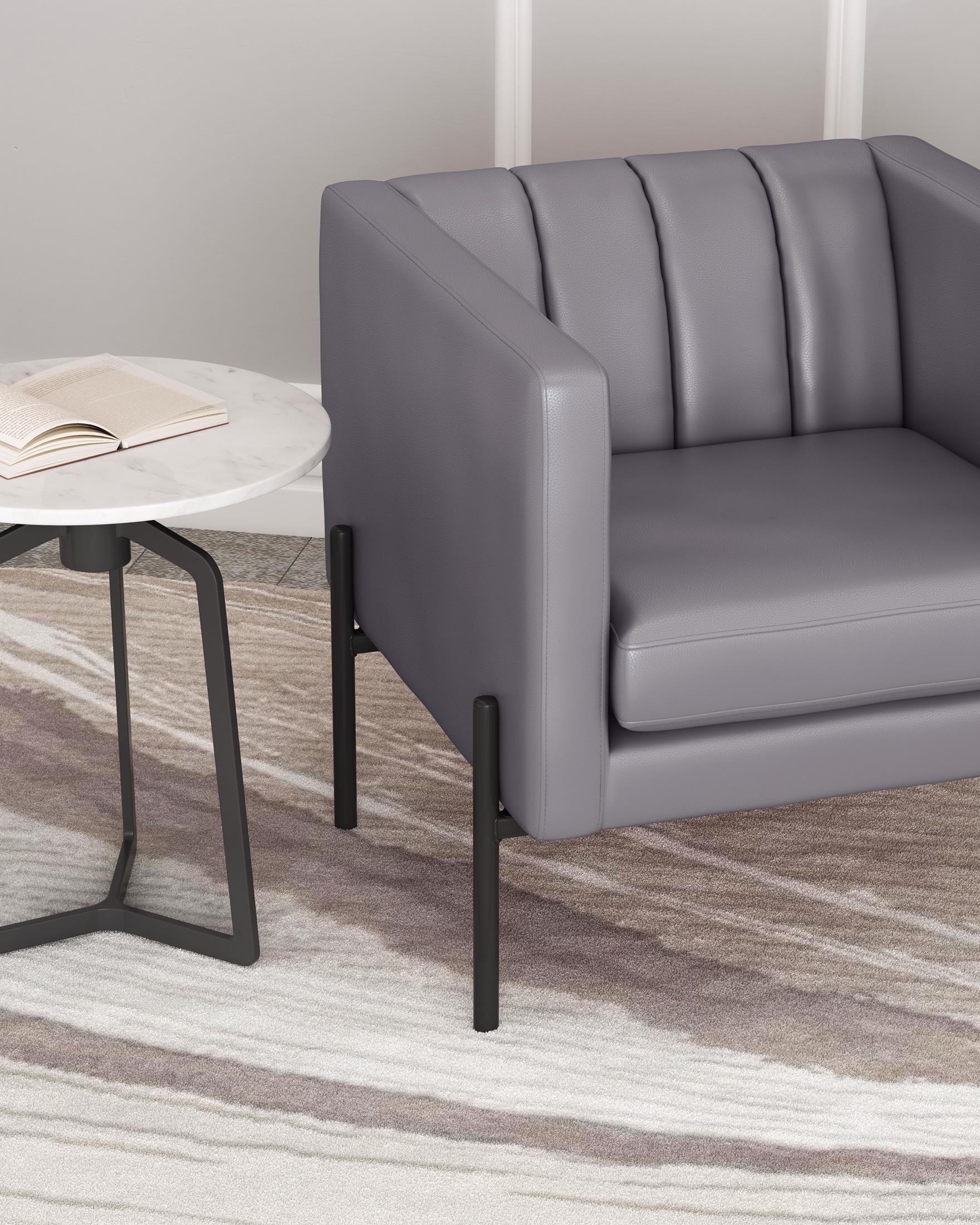 Jess Accent Chair Gray - Image 4