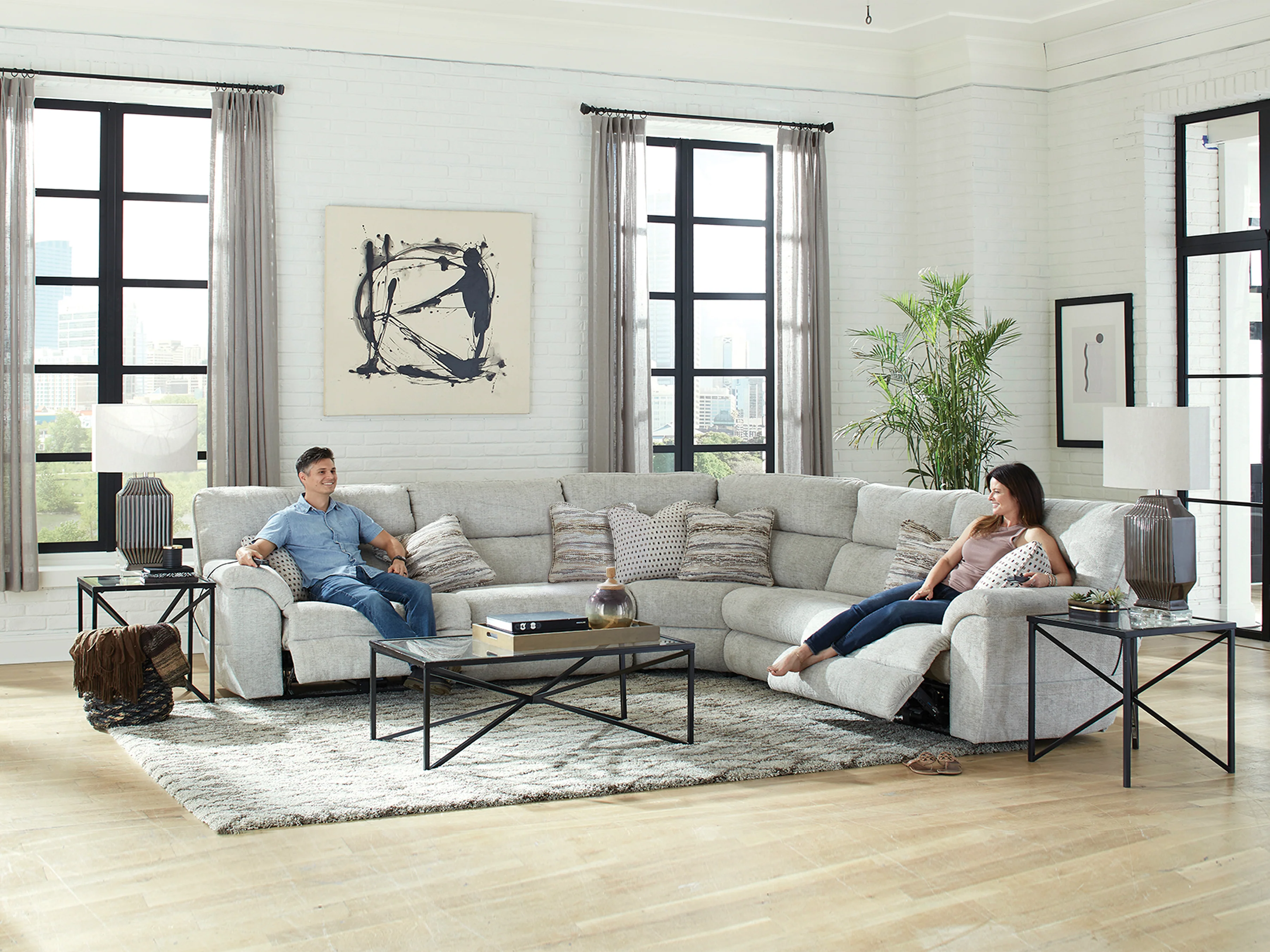 Jorja 6-Piece Power Reclining Sectional - Image 2