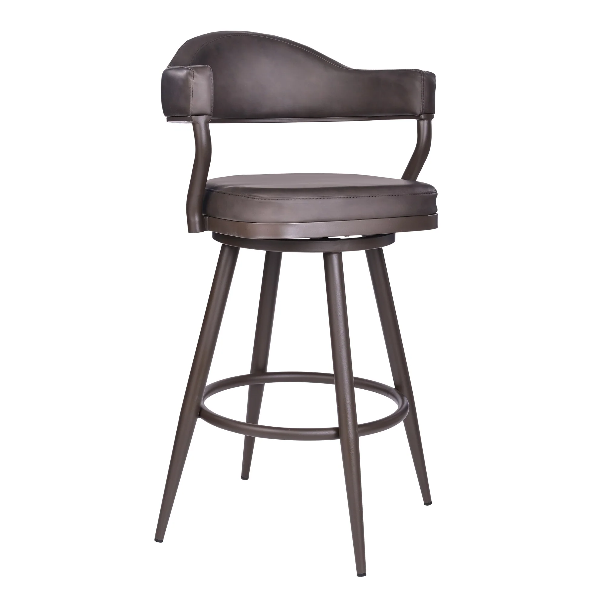Justin 26" Counter Height Swivel Bar Stool - Image 2