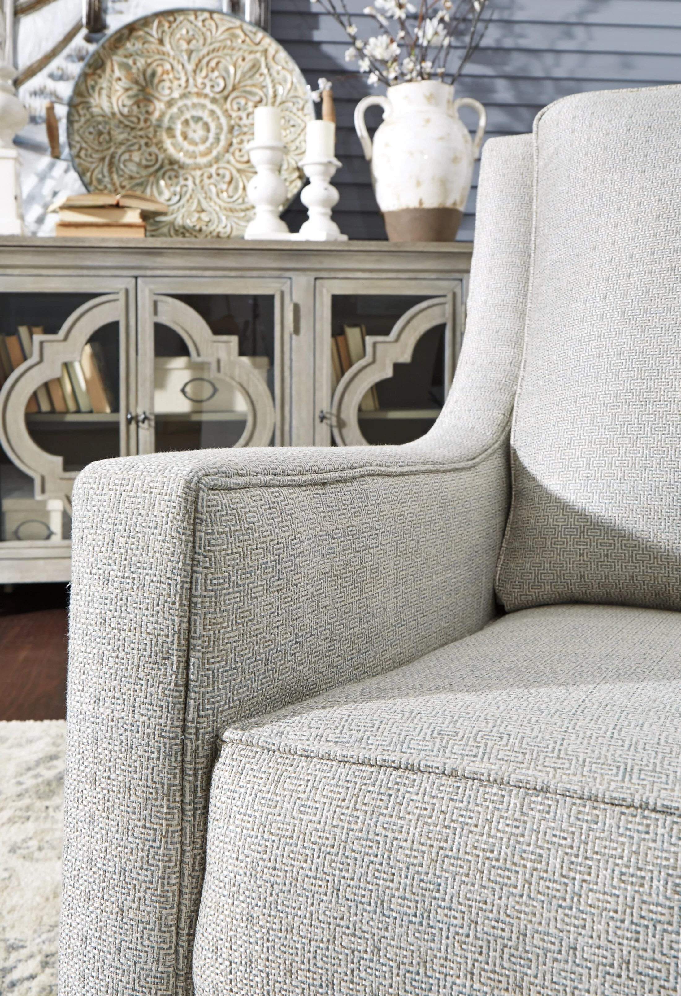 Kambria Swivel Glider Accent Chair - Image 8