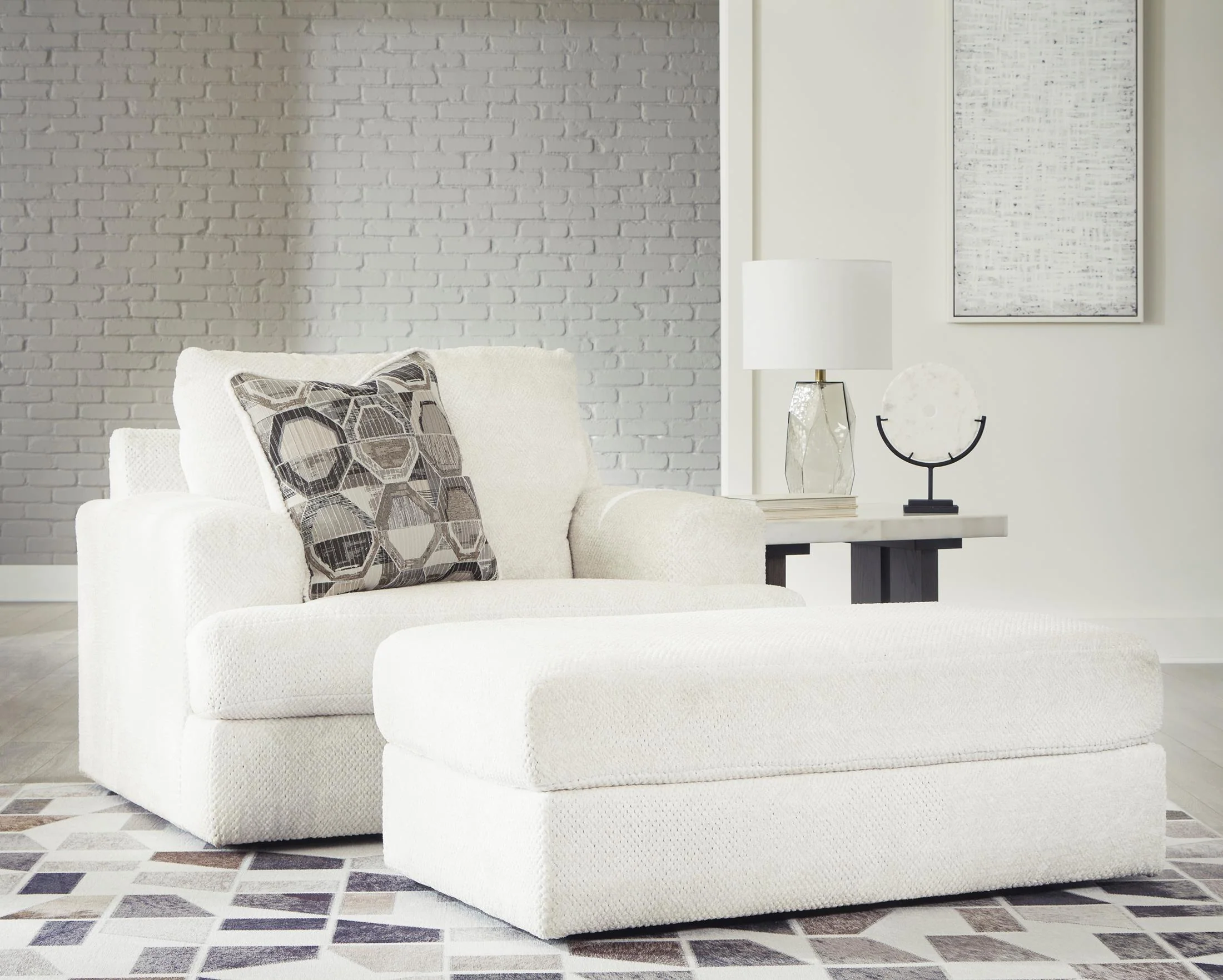 Karinne Oversized Accent Ottoman - Image 12