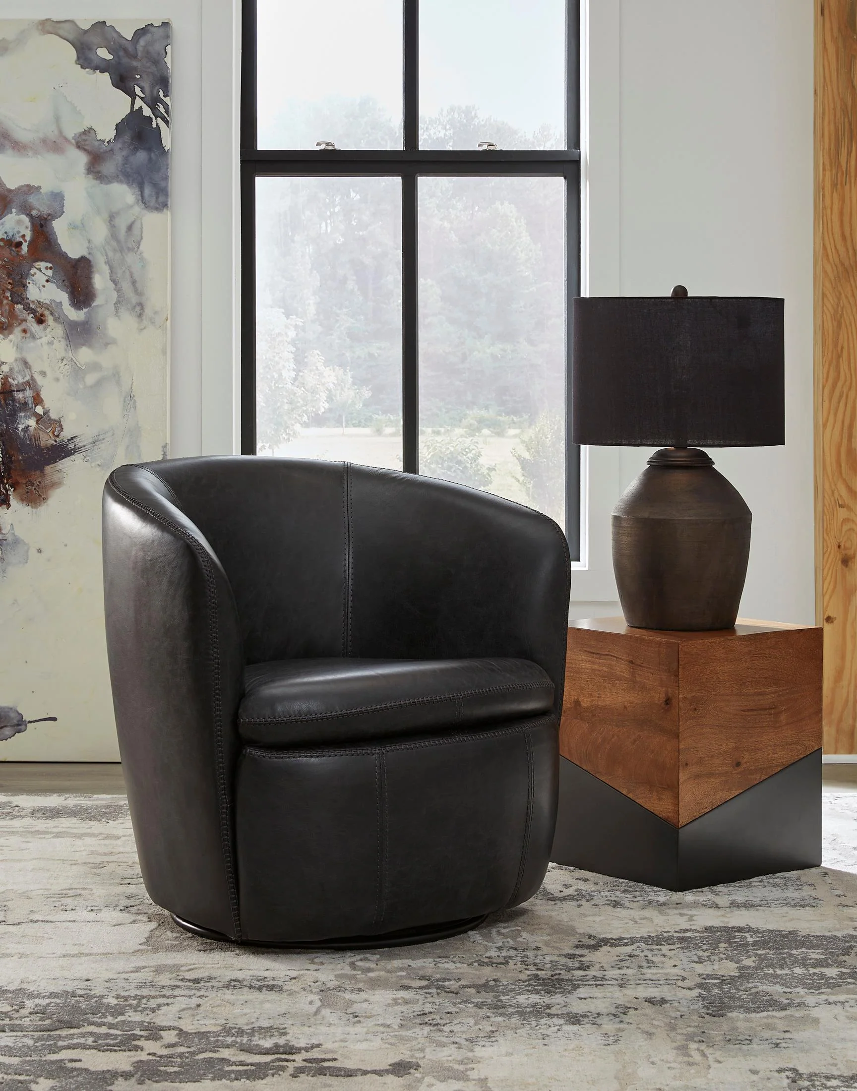 Kierreys Swivel Accent Chair - Image 12