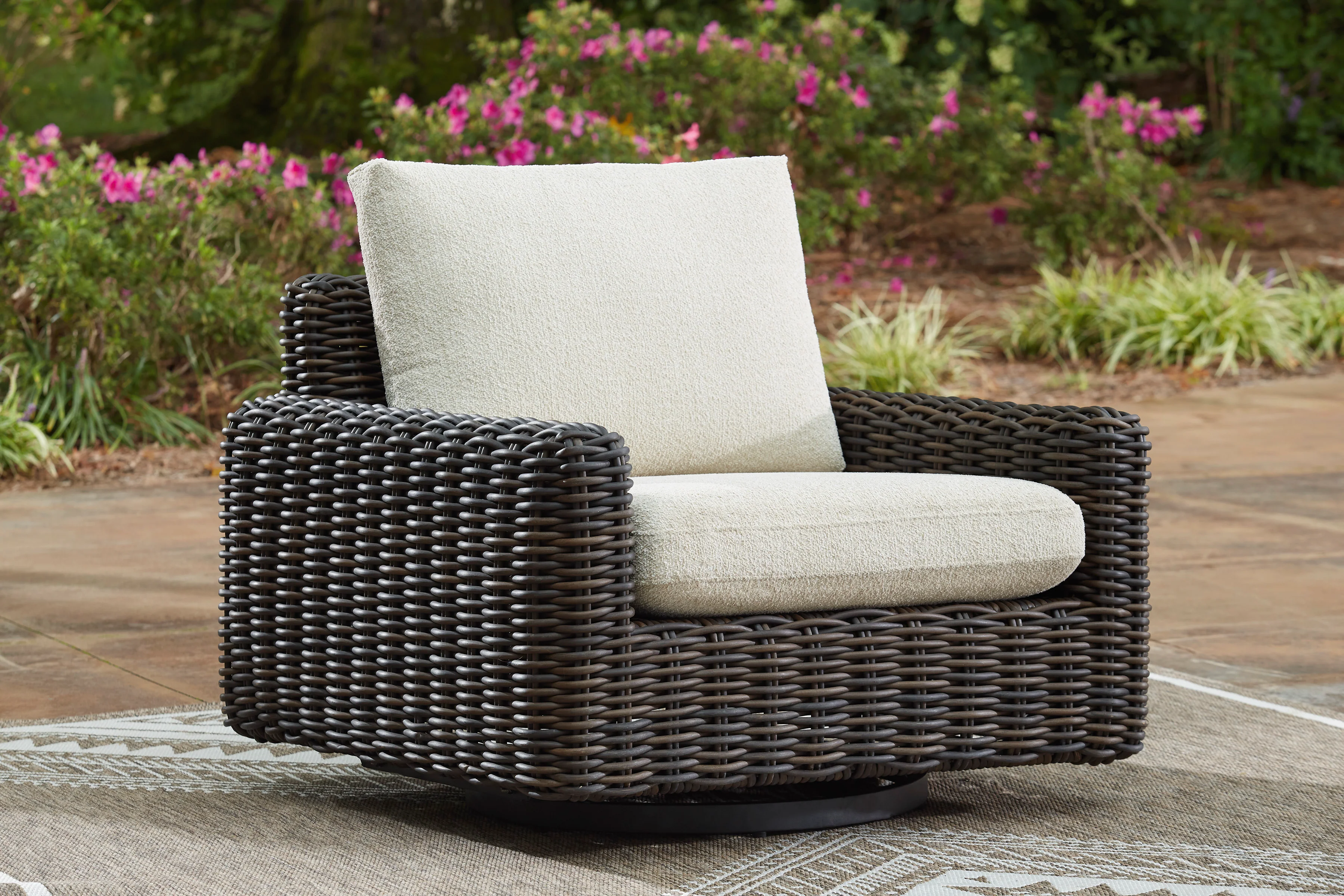 Ashley Kimora Outdoor Patio Swivel Glider Lounge Chair - Image 2