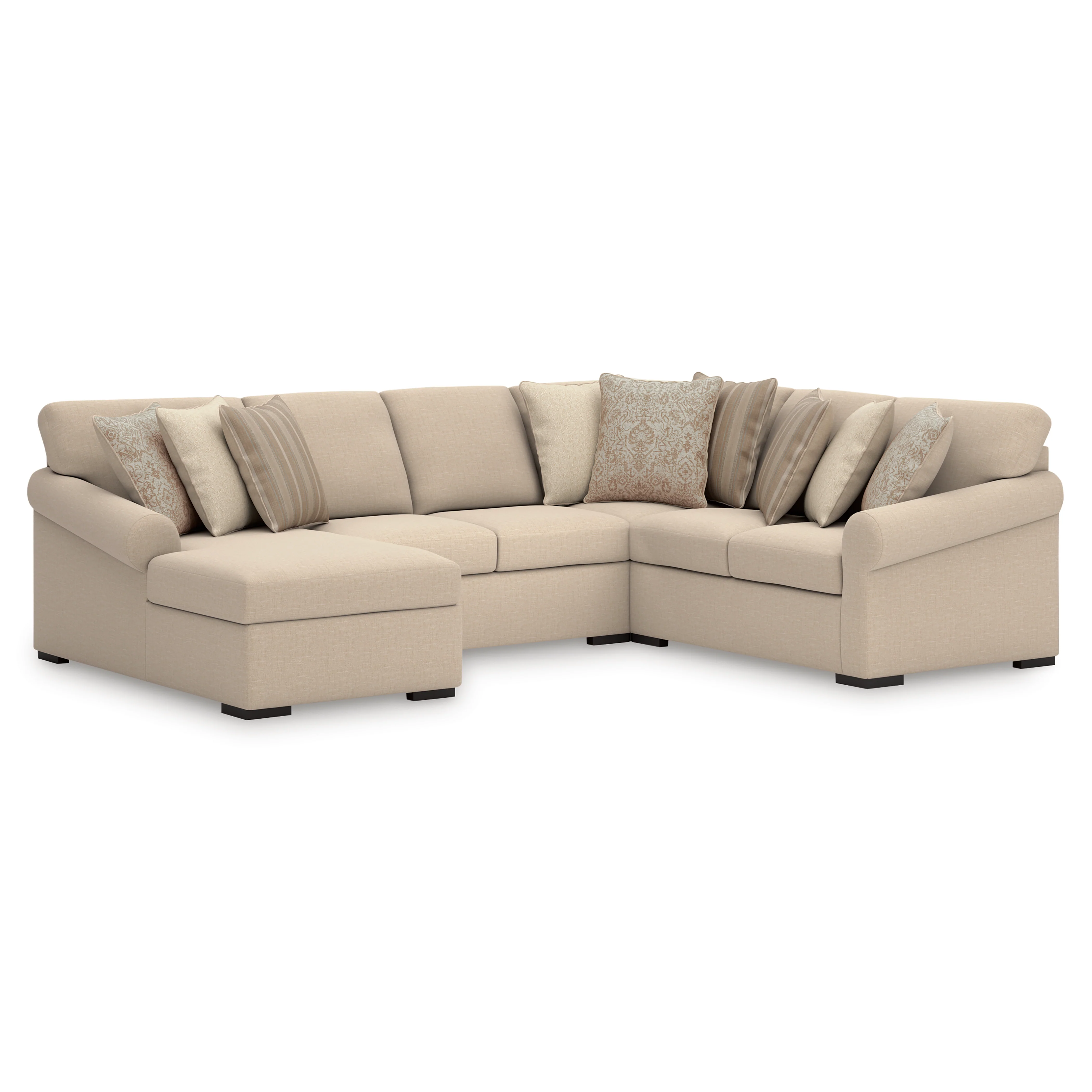 LadyMae 4-Piece Sectional with Chaise - Image 4