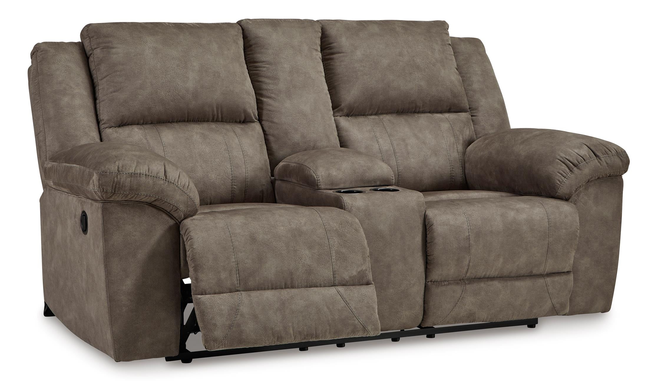 Laresview Reclining Console Loveseat - Image 4