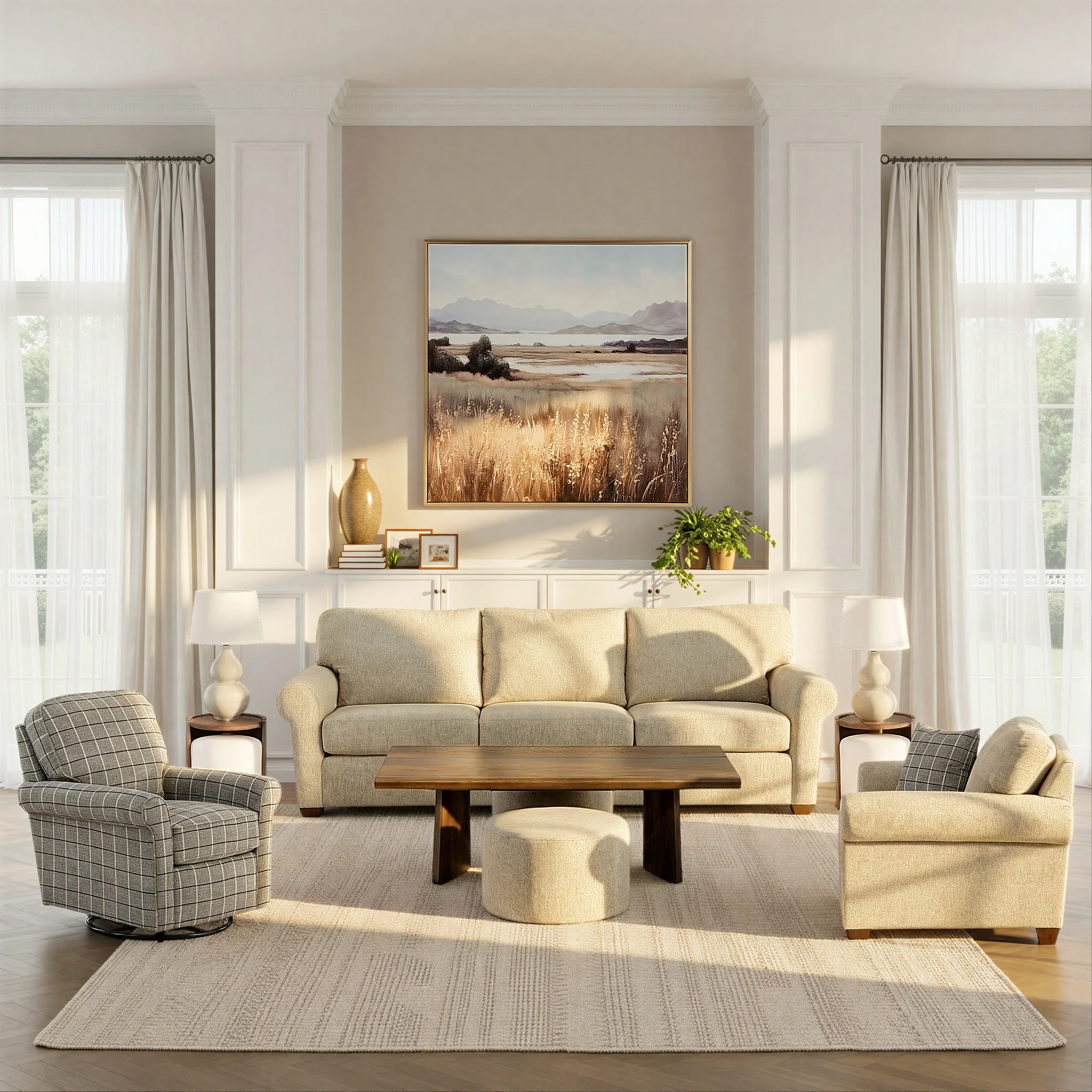 Flexsteel Campbell Large 3-Seat Sofa - Image 2