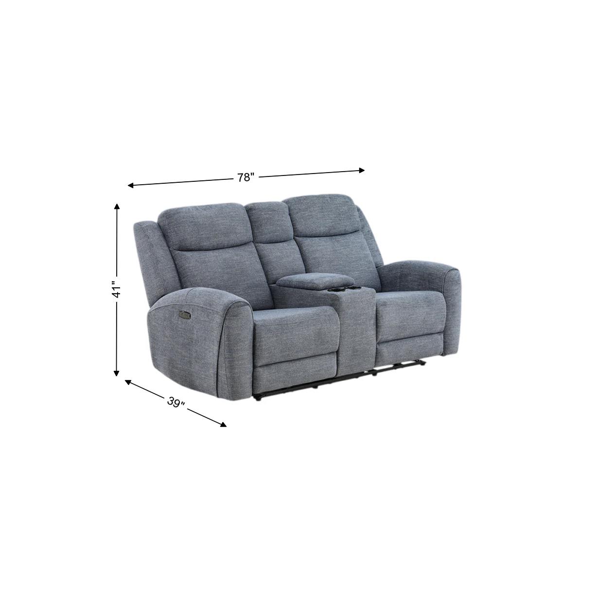 Lawrence Power Console Loveseat - Image 3