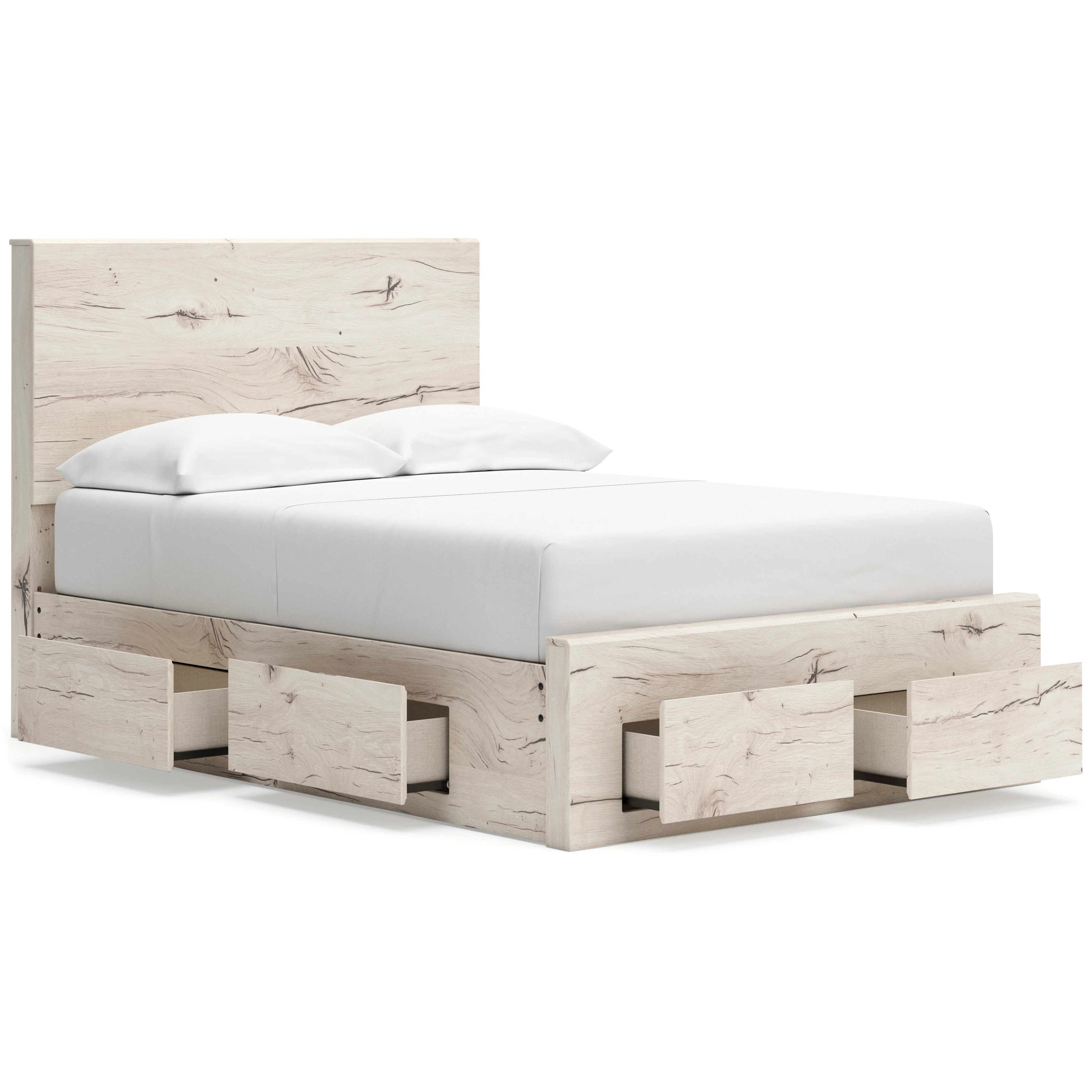 Ashley Lawroy Panel Six Drawer Storage Bed - Image 2