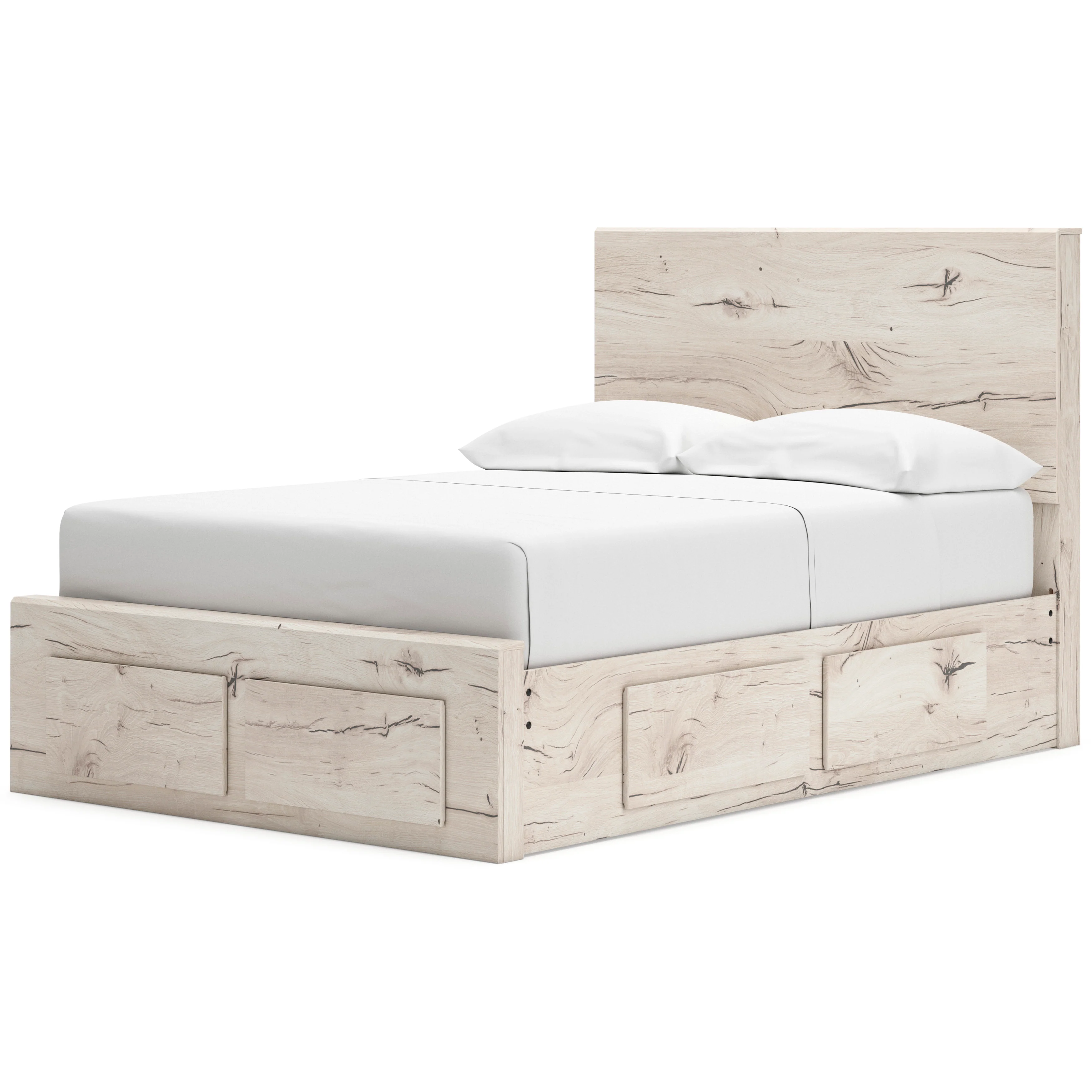 Ashley Lawroy Panel Six Drawer Storage Bed - Image 3