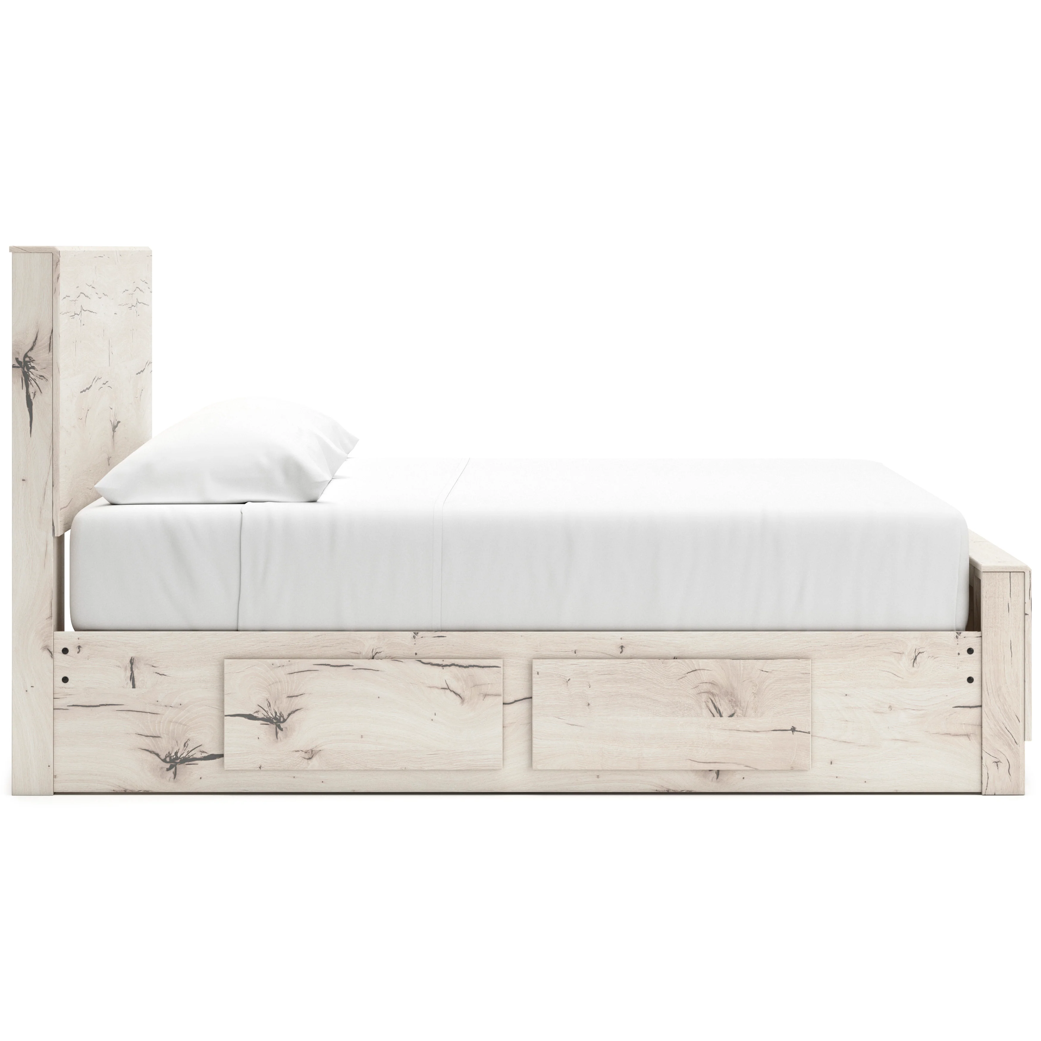 Lawroy Panel Bed with Double Side Storage - Image 15