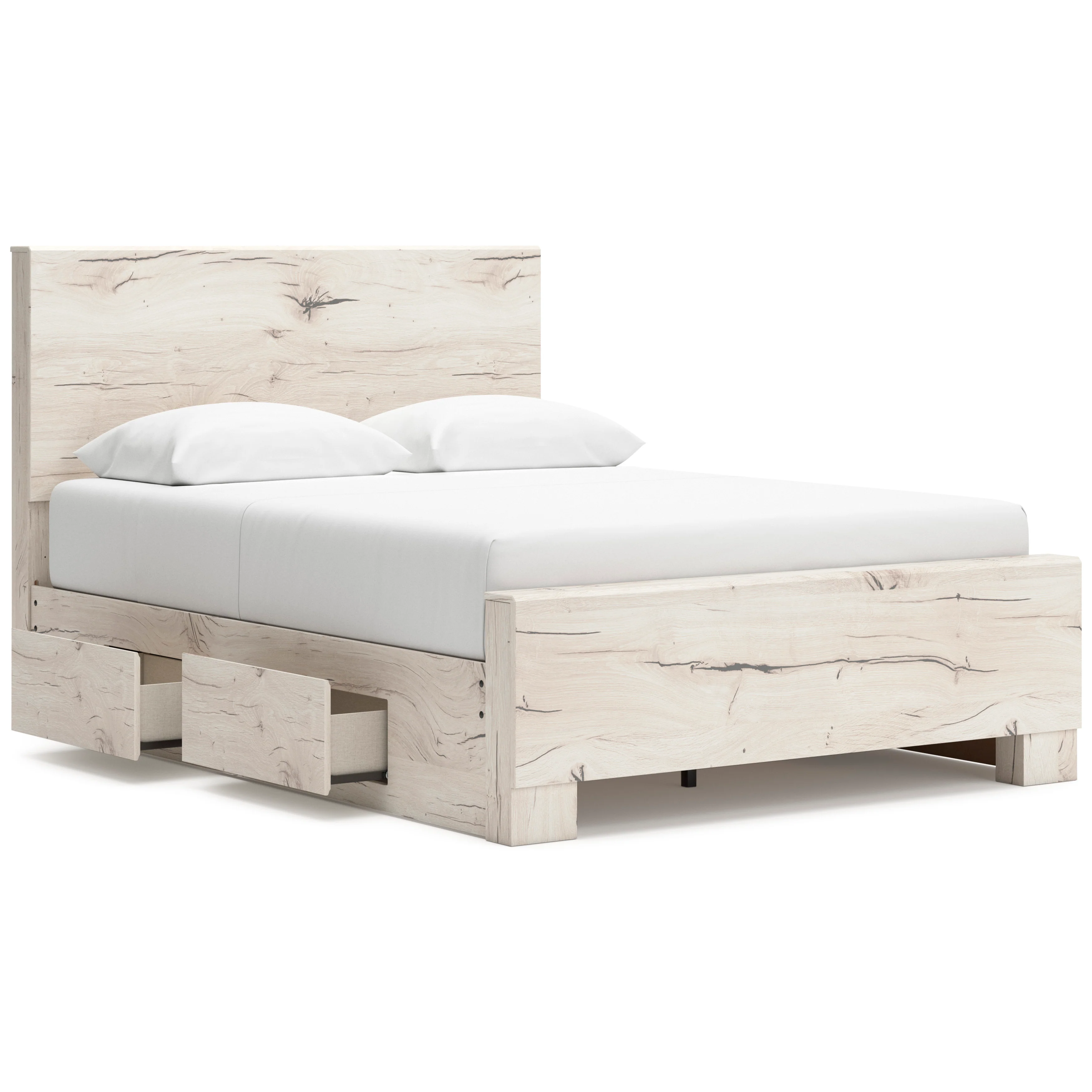 Lawroy Panel Bed with Double Side Storage - Image 2