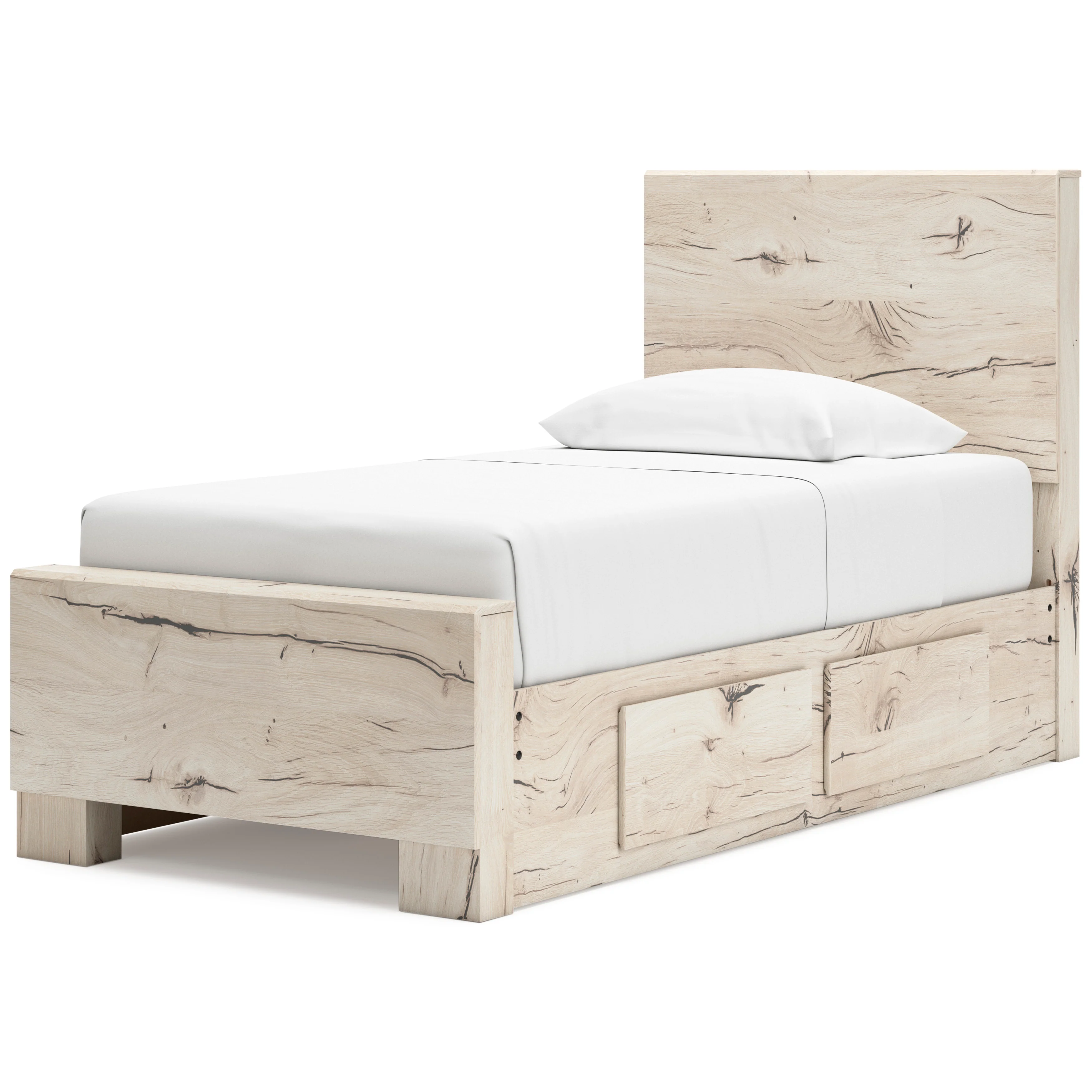 Lawroy Panel Bed with Double Side Storage - Image 7