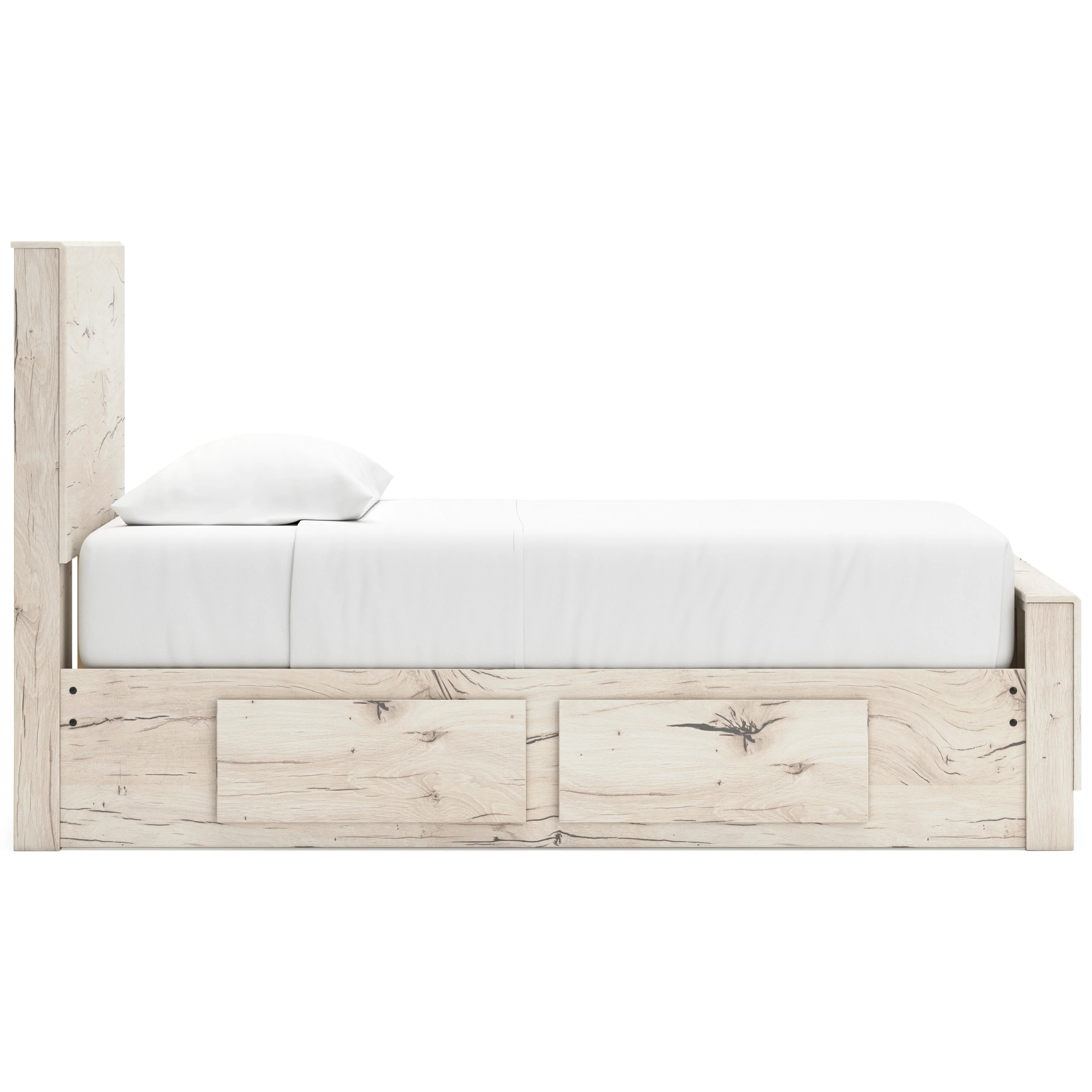Lawroy Panel Bed with Double Side Storage - Image 8