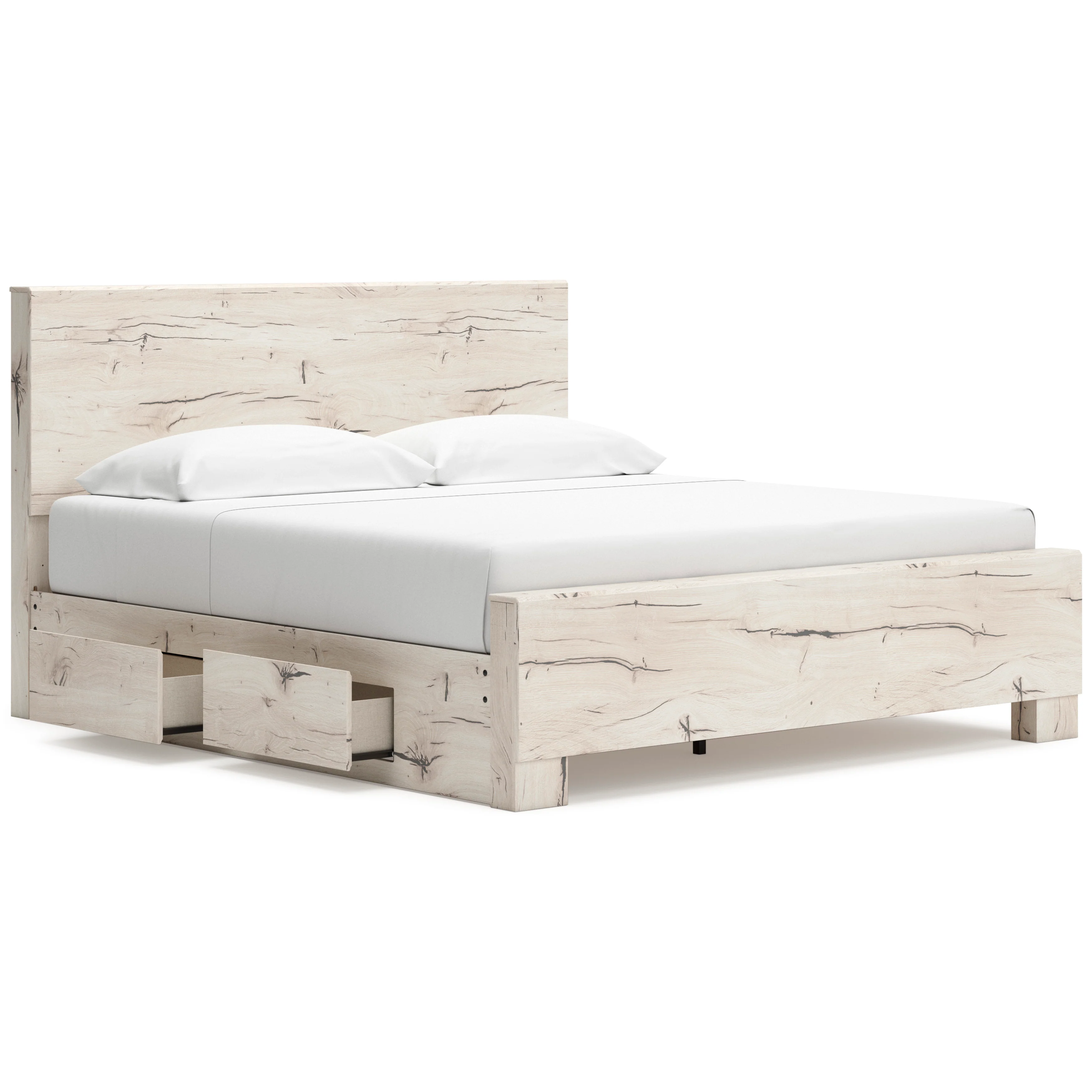 Lawroy King Panel Bed with Side Storage - Image 2