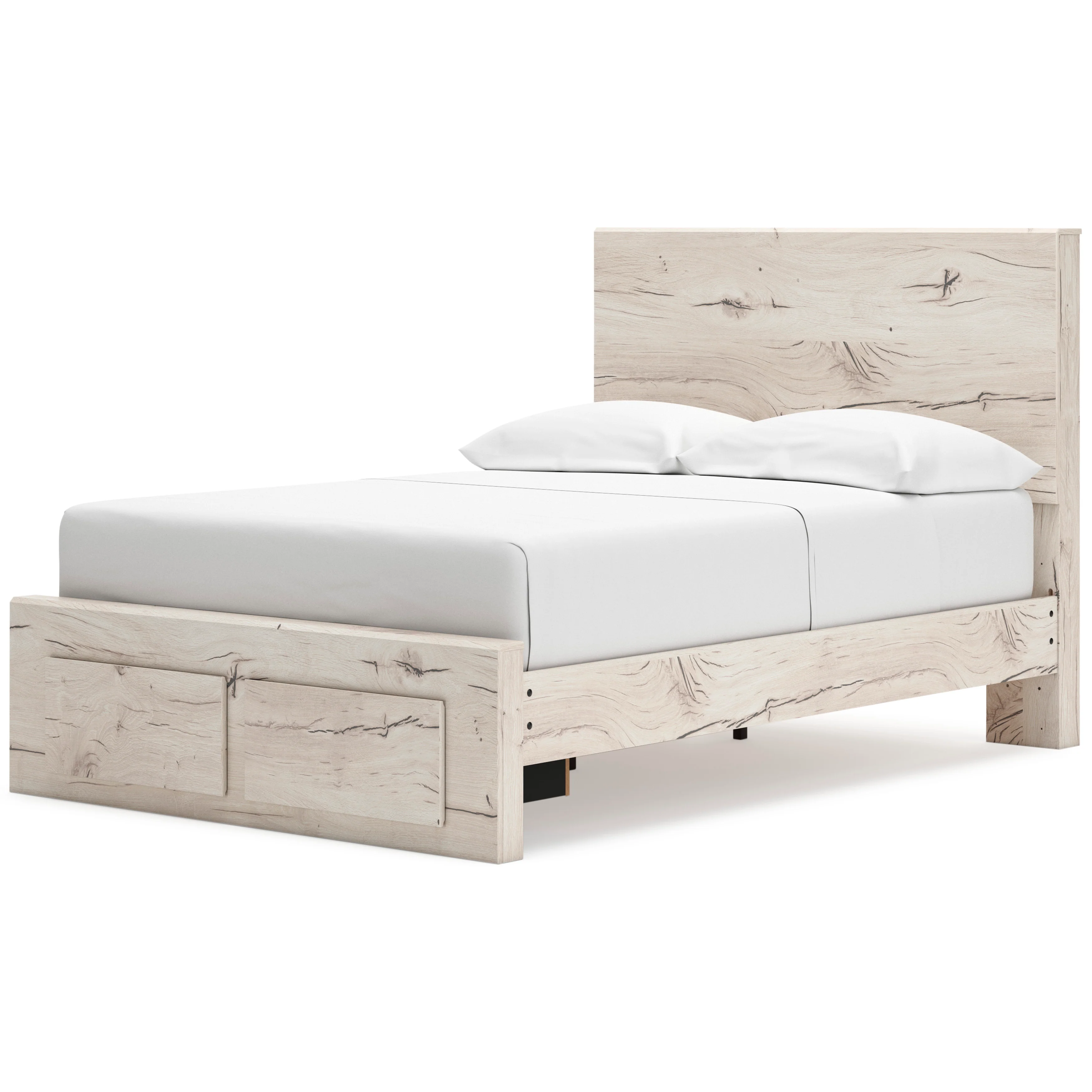 Ashley Lawroy Panel Two Drawer Storage Bed - Image 2