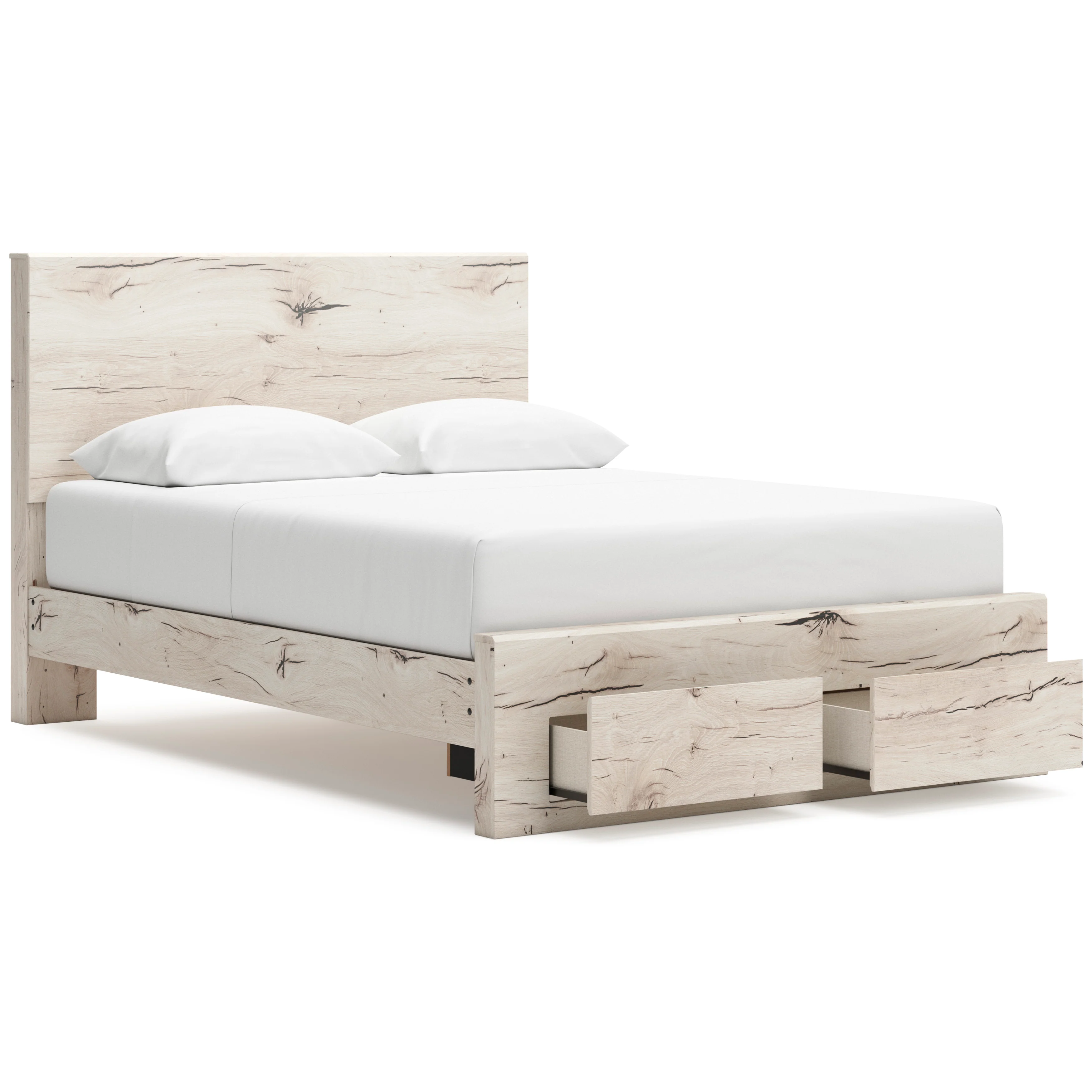 Ashley Lawroy Panel Two Drawer Storage Bed - Image 9