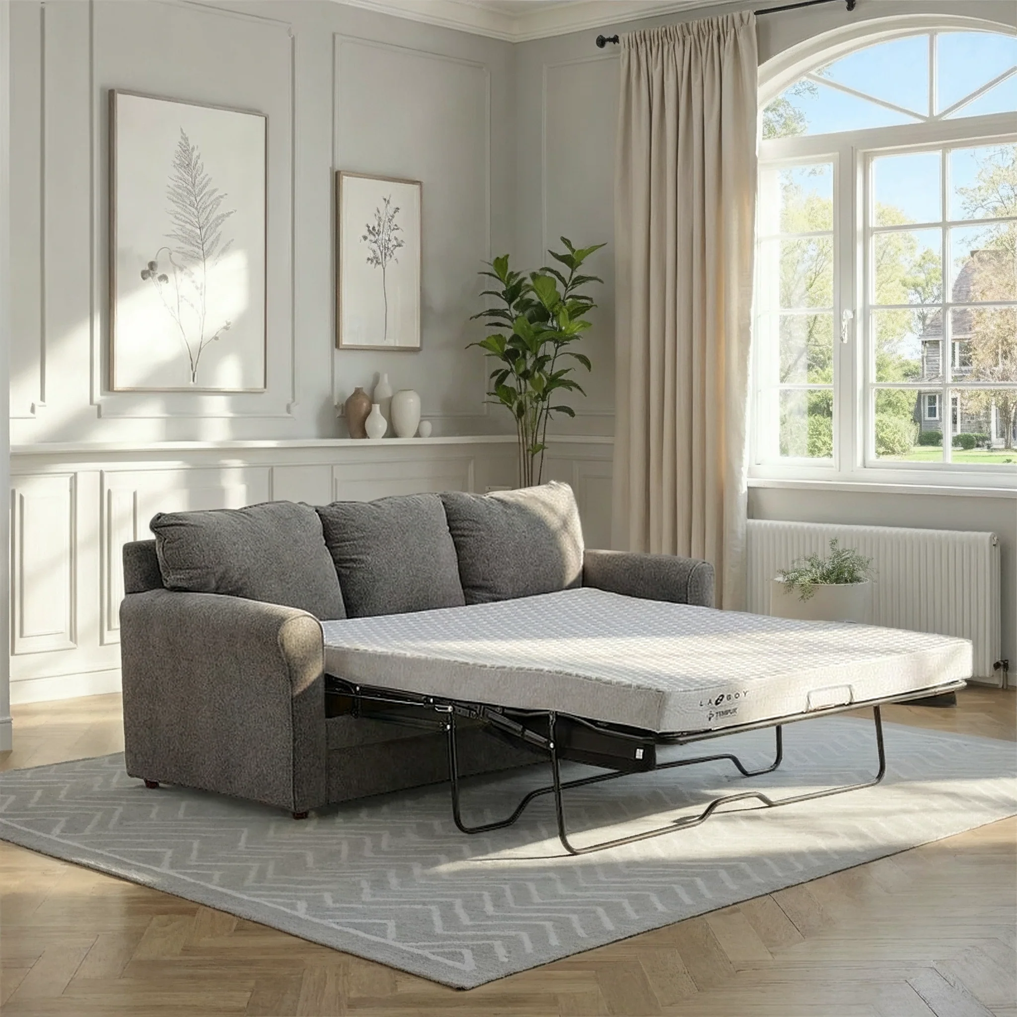 Leah Queen Tempur Foam Sleeper Sofa - Image 3
