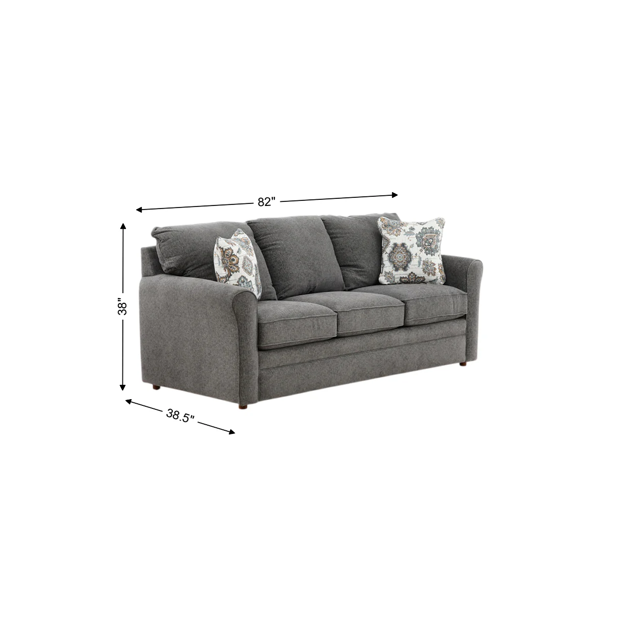 Leah Queen Tempur Foam Sleeper Sofa - Image 4
