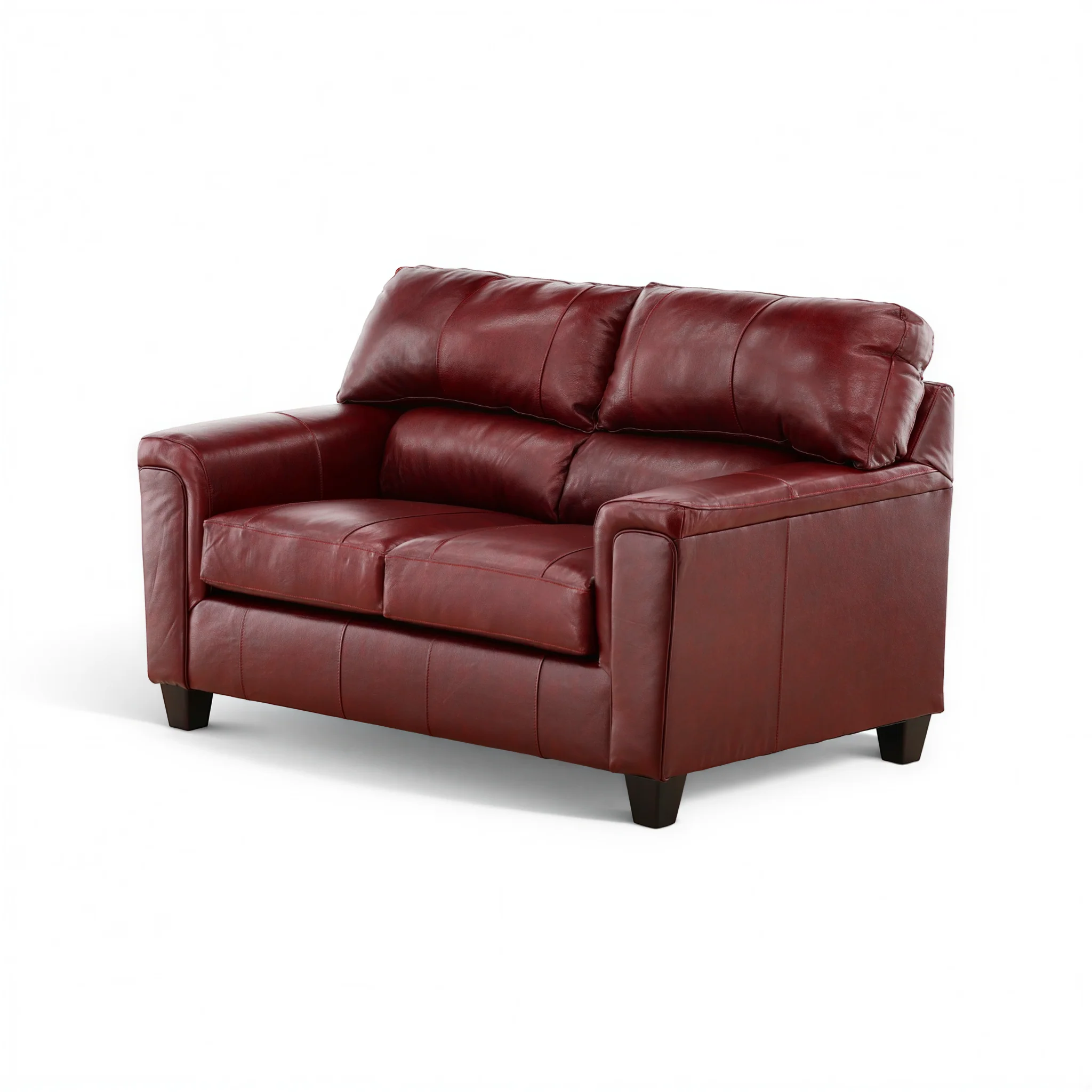 Marcellus Leather loveseat - Image 3