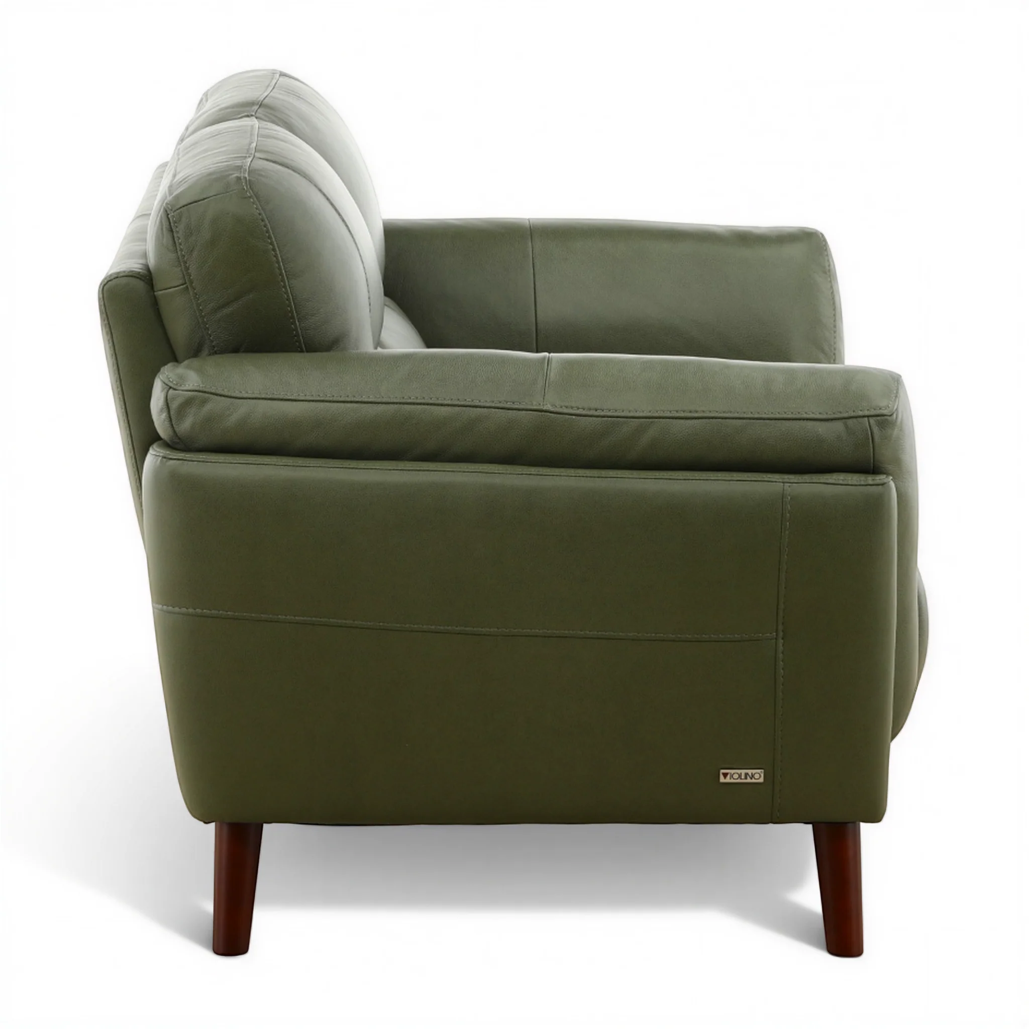 Winthrop Leather Loveseat - Image 4