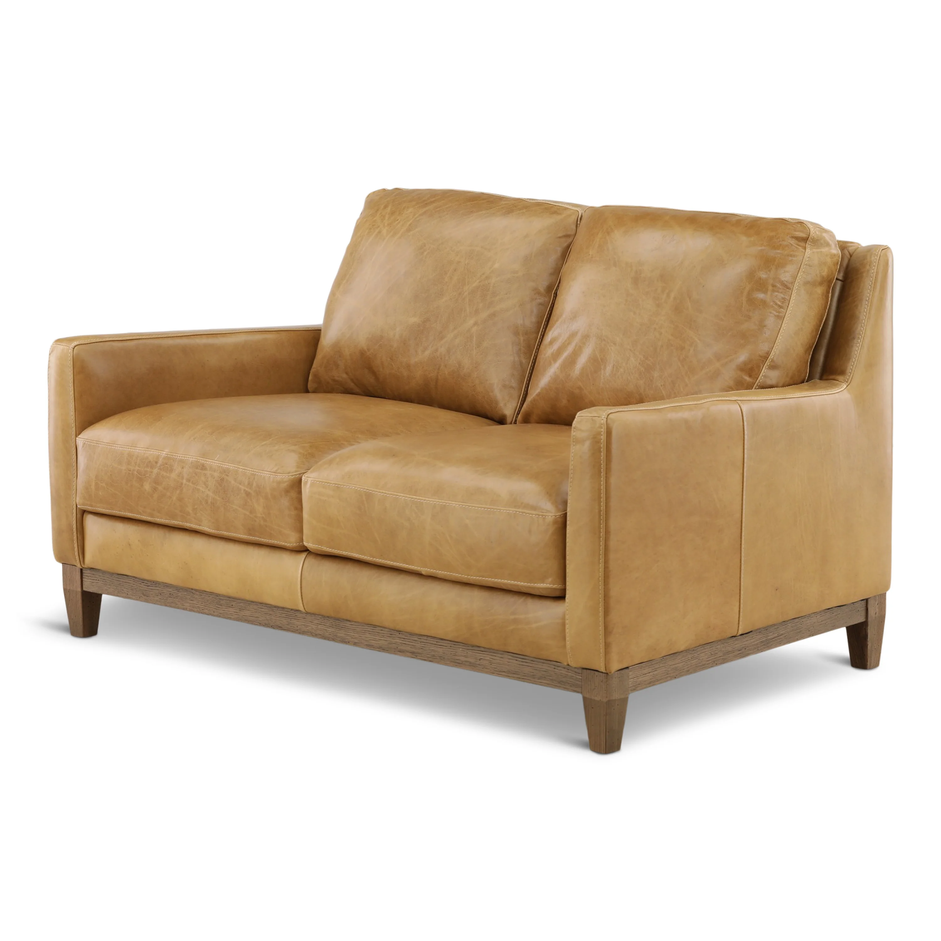 Santino Leather Loveseat - Image 4
