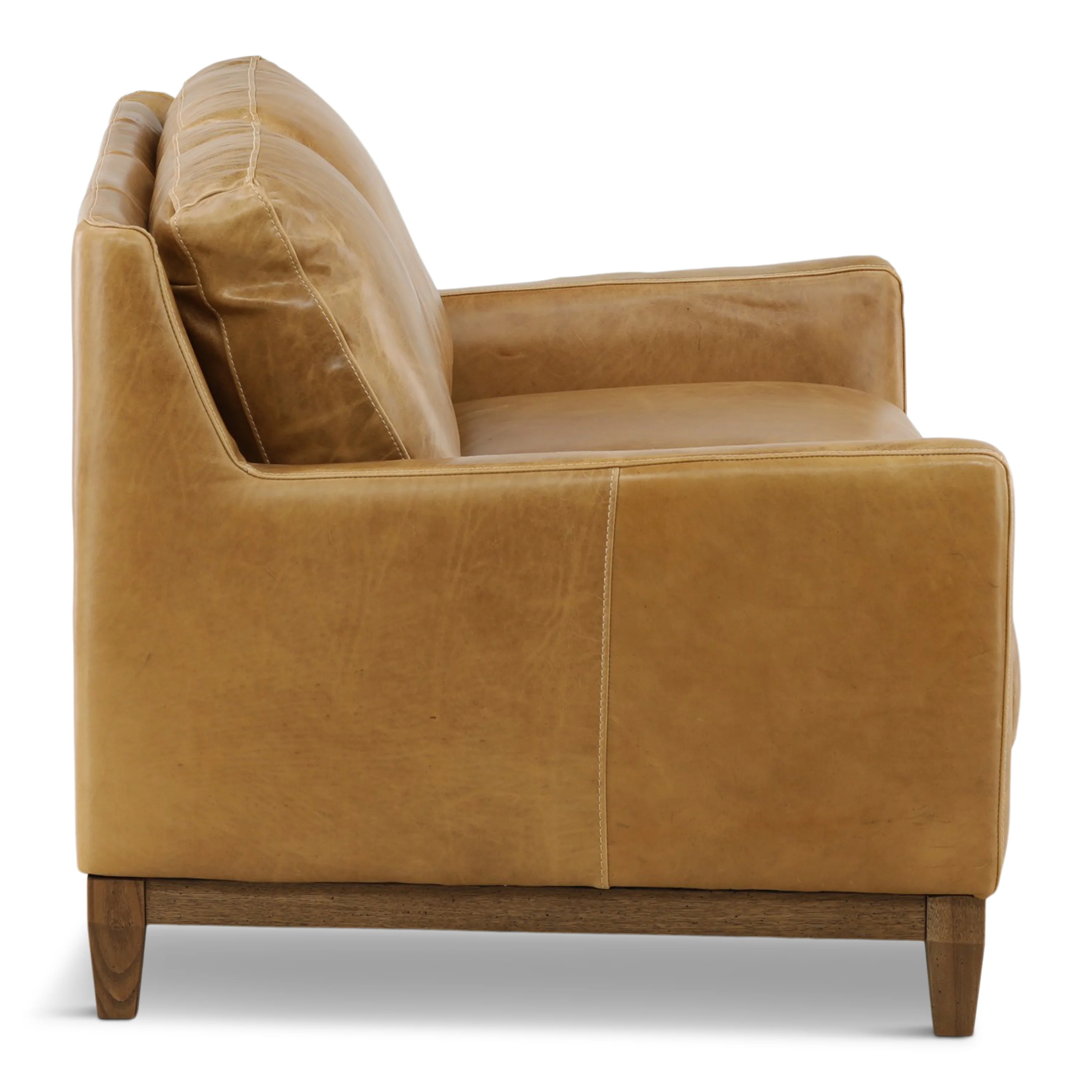 Santino Leather Loveseat - Image 5