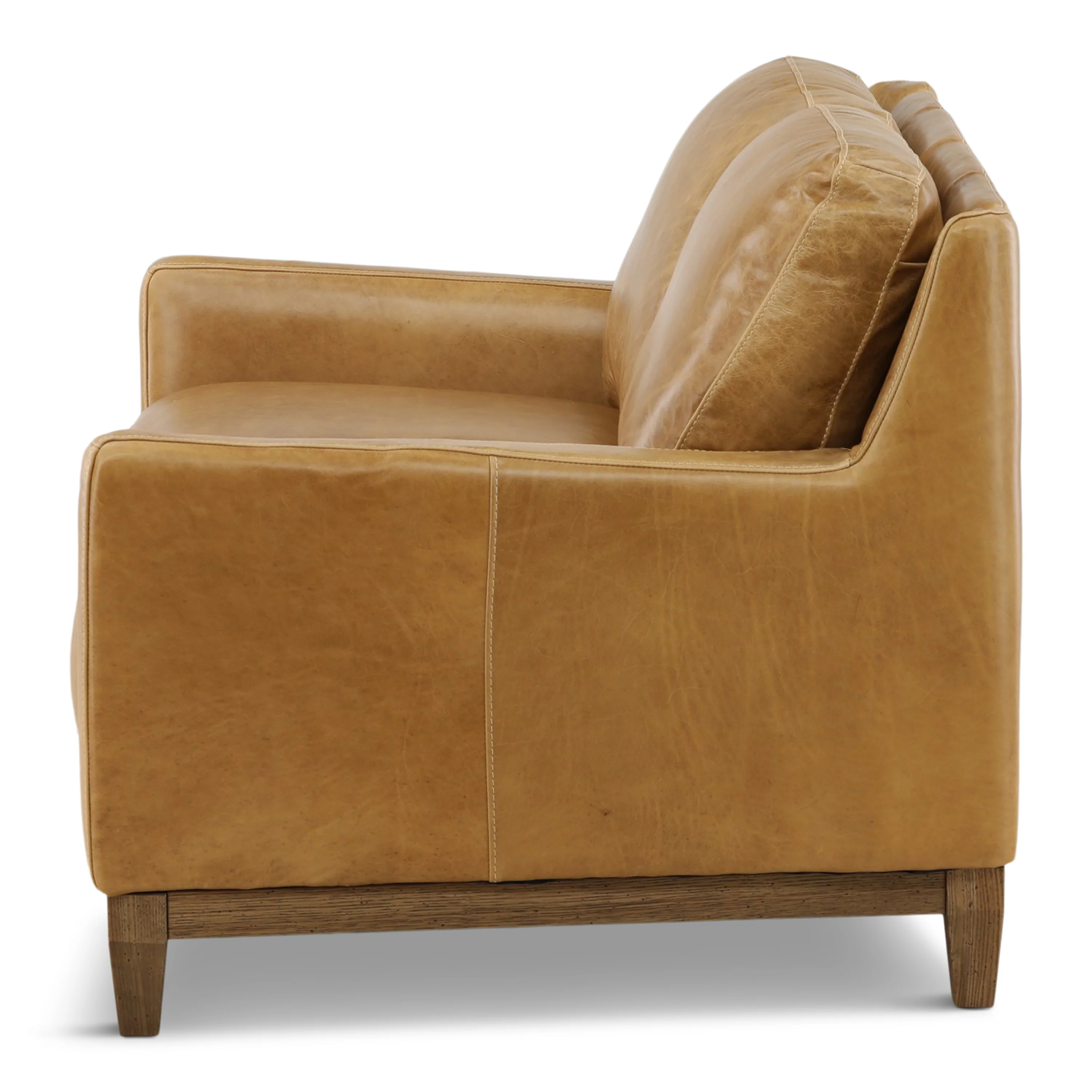 Santino Leather Loveseat - Image 6