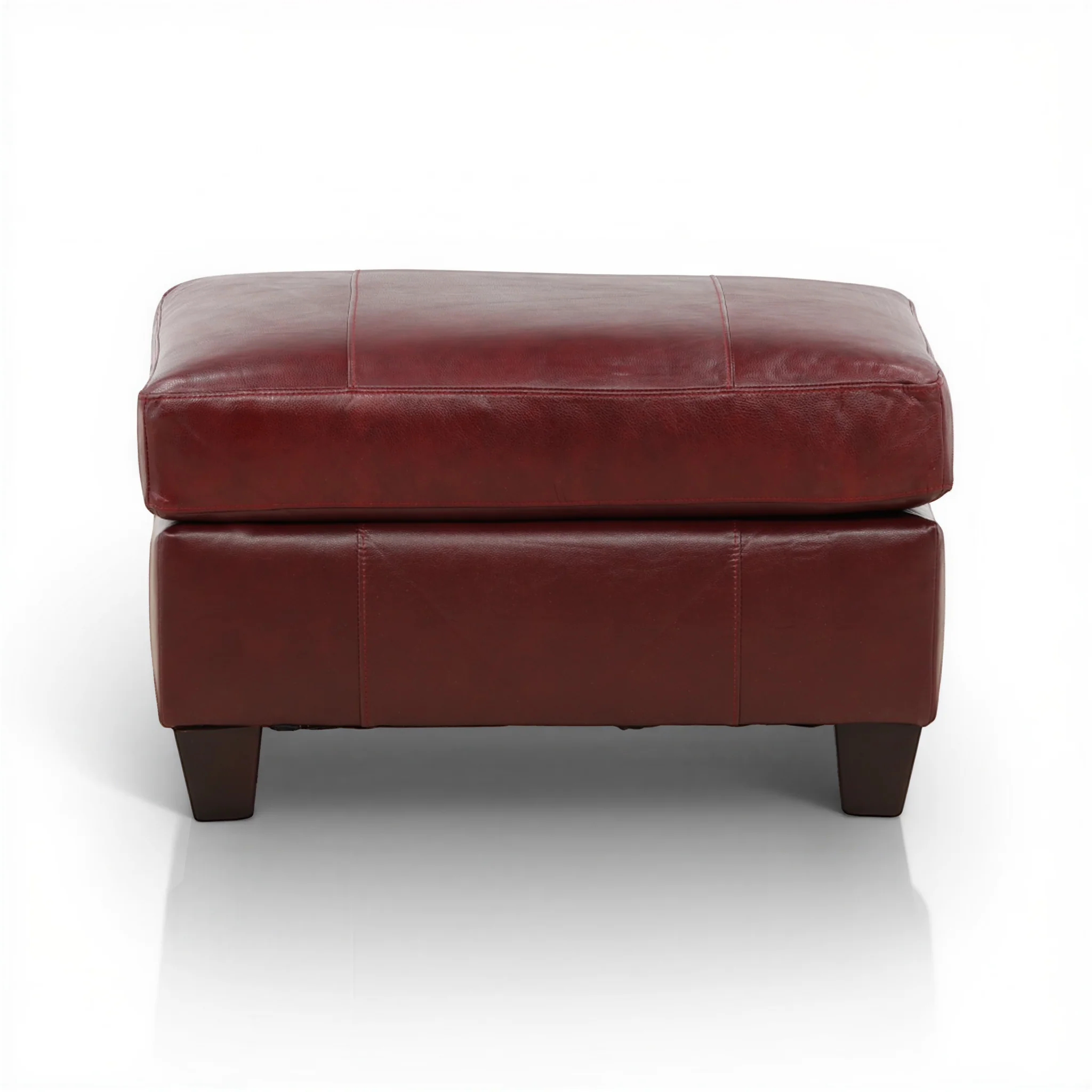 Marcellus Leather Ottoman