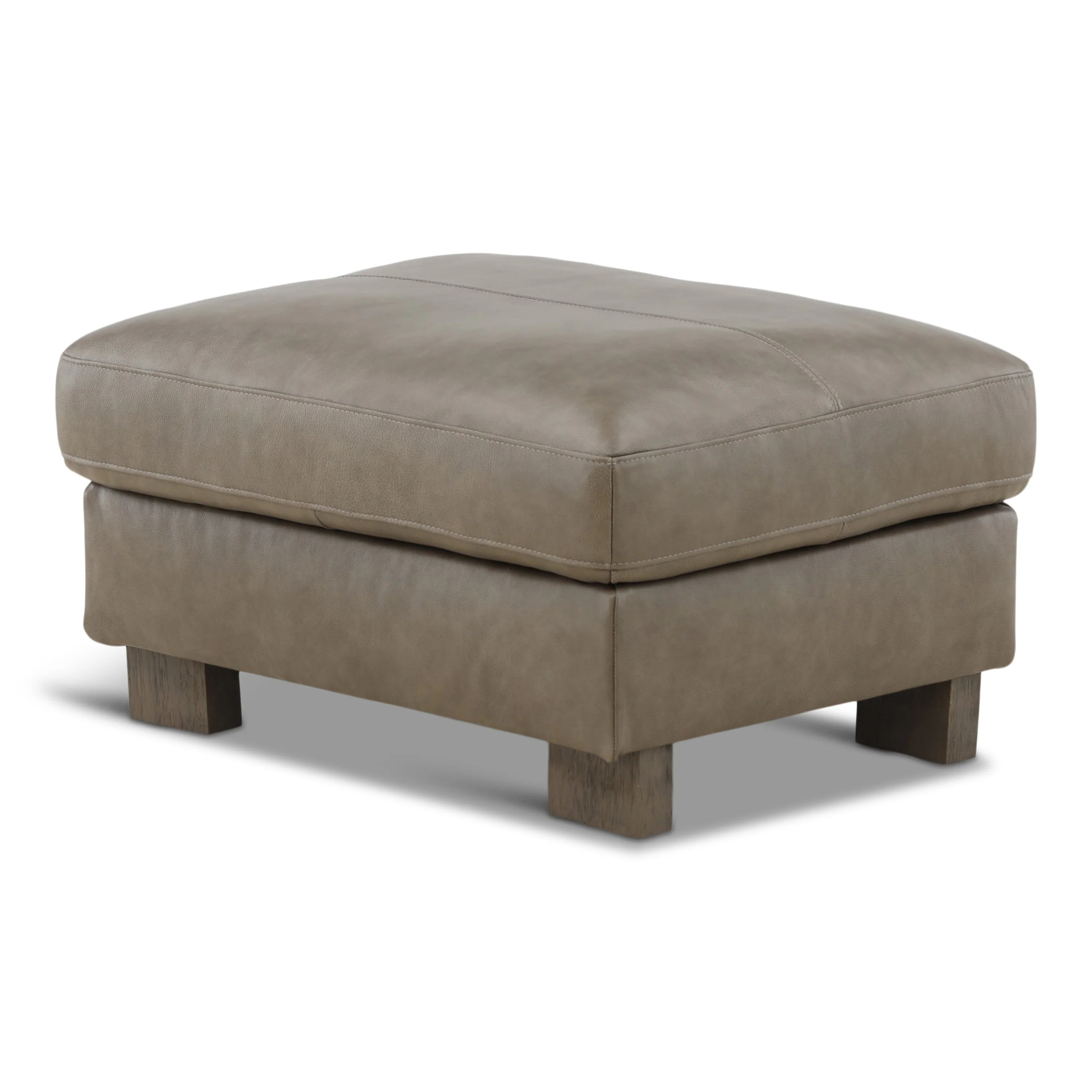Alta Leather Ottoman - Image 3
