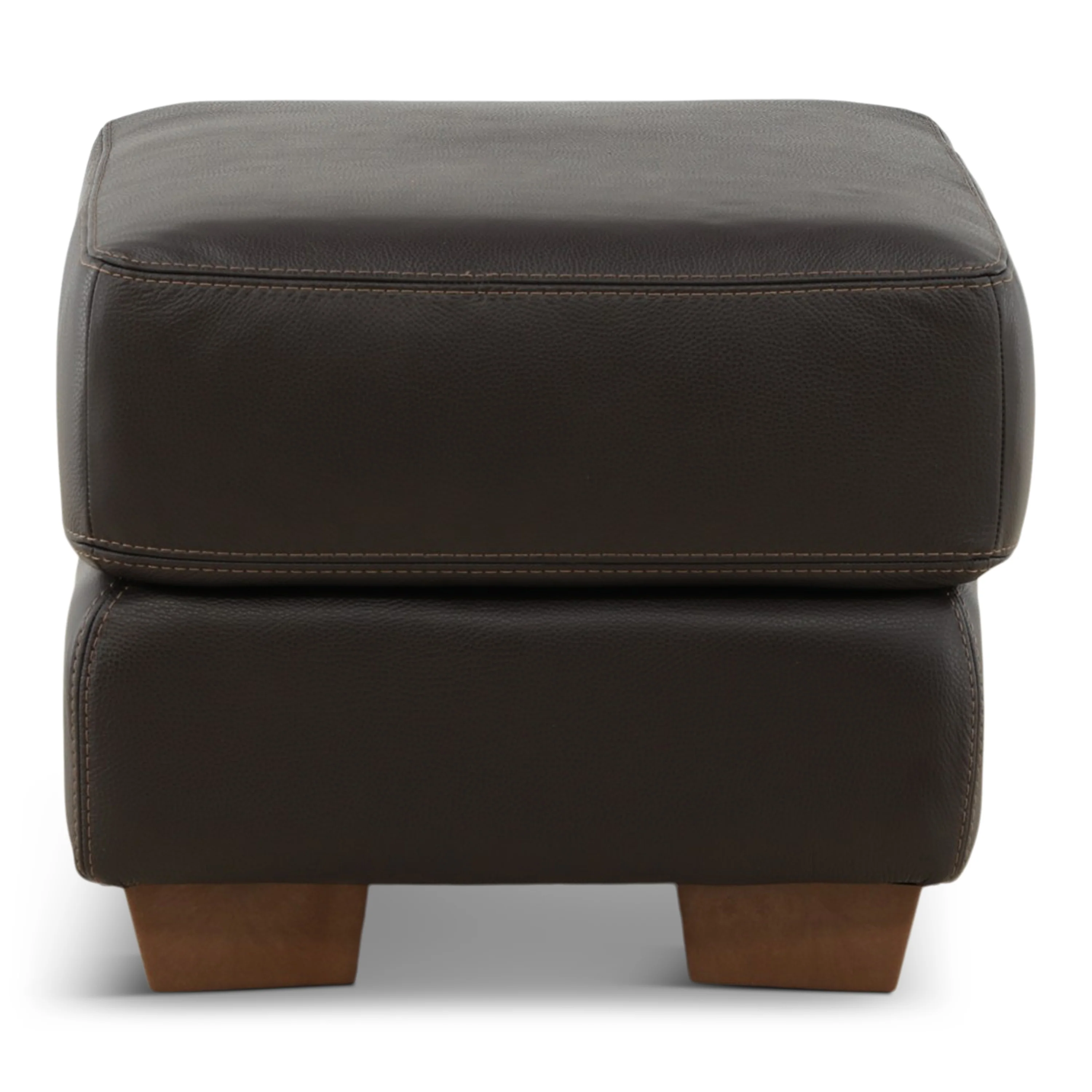 Camy Leather Ottoman - Image 10