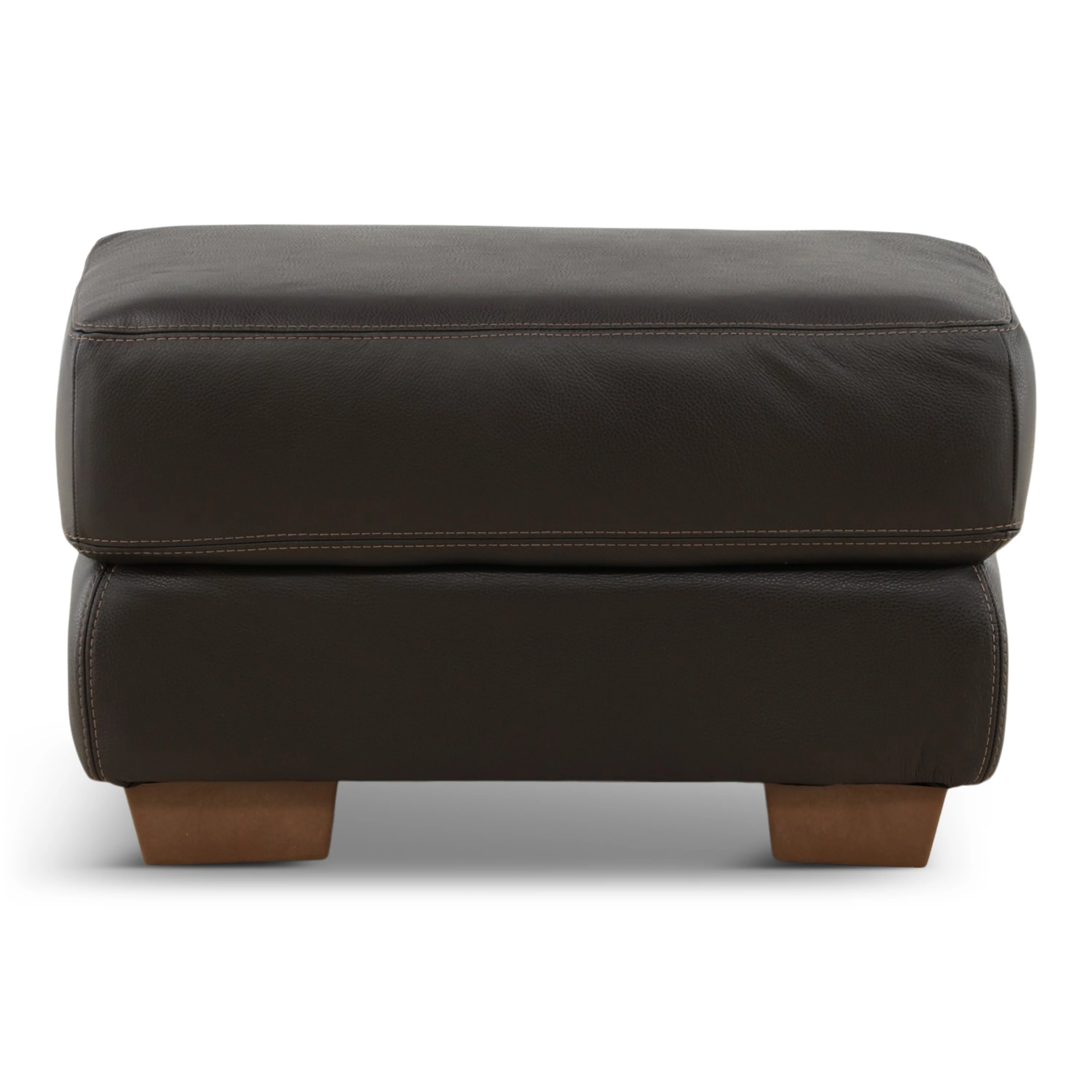 Camy Leather Ottoman - Image 6