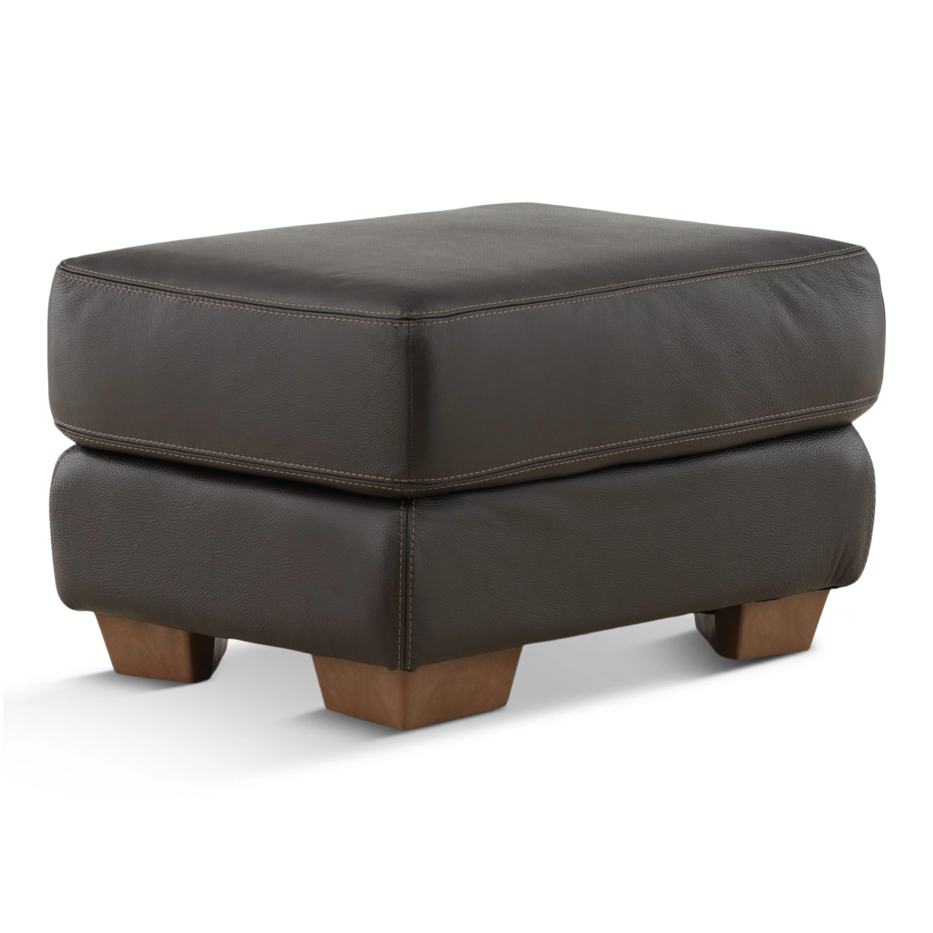 Camy Leather Ottoman - Image 8