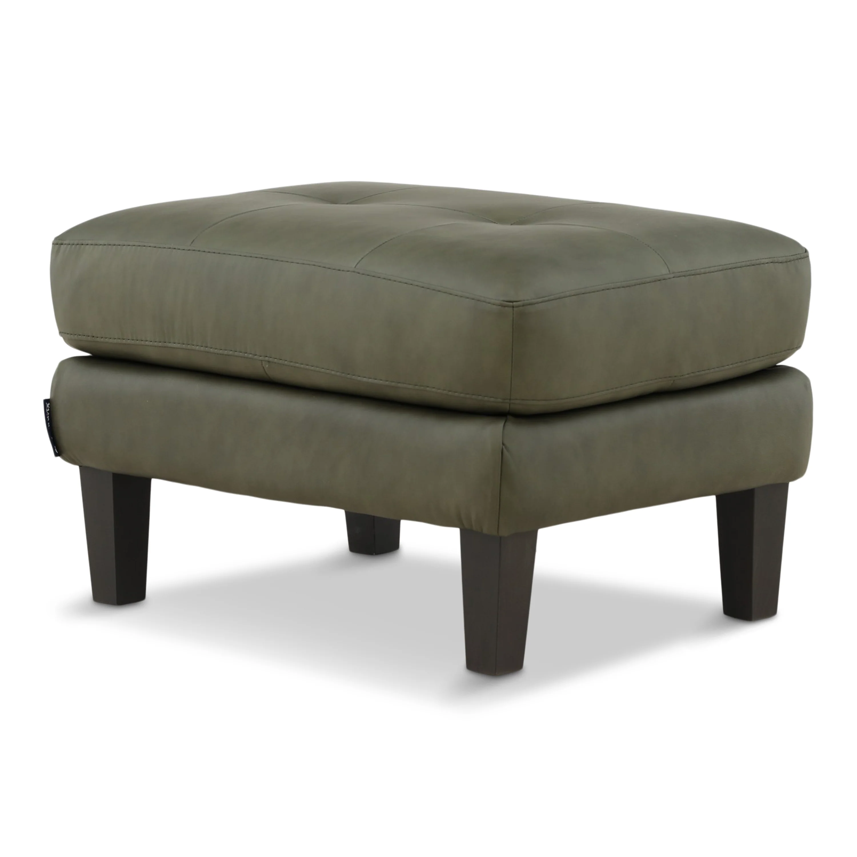 Gianna Leather Ottoman - Image 4