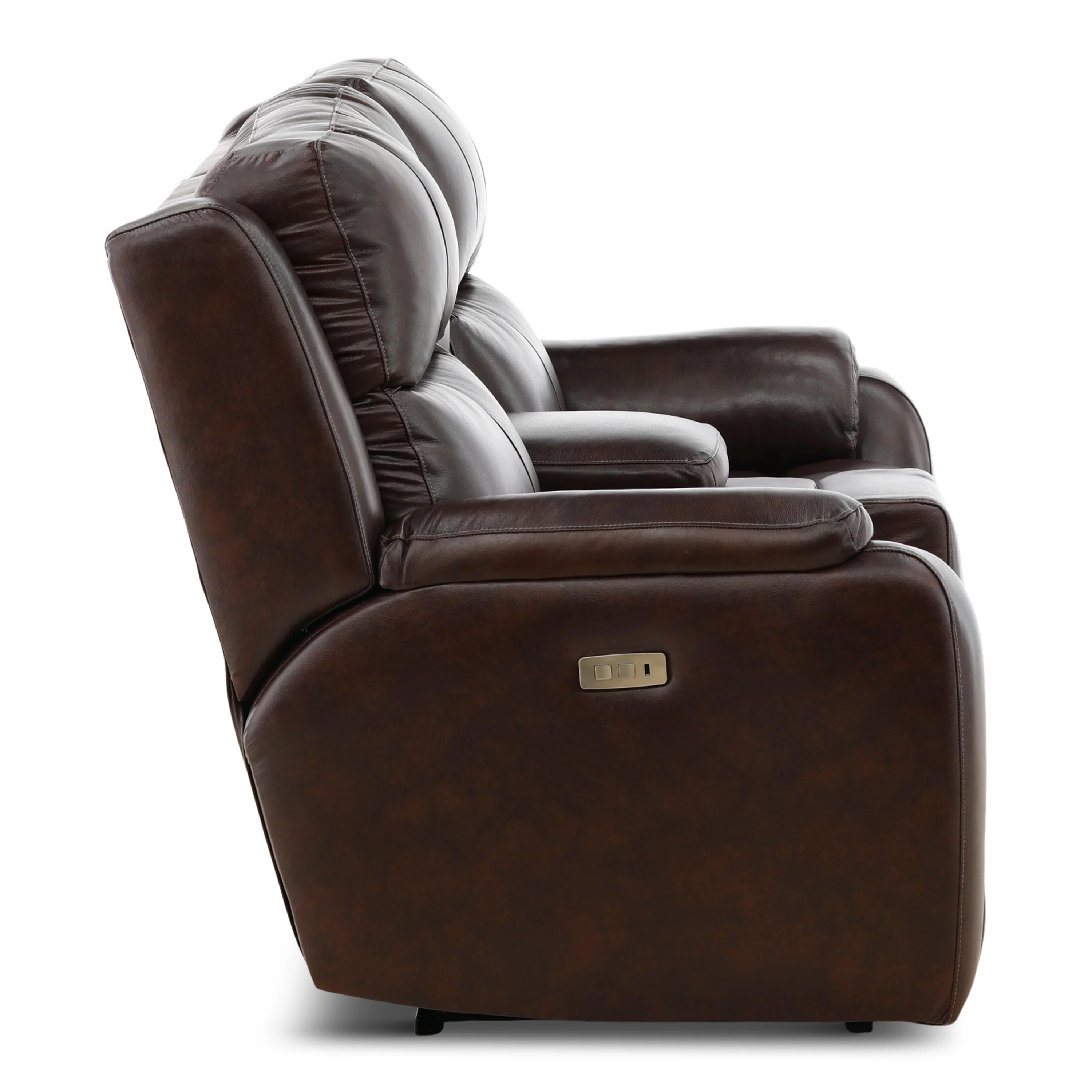 Waylon Leather Power Reclining Console Loveseat - Image 13