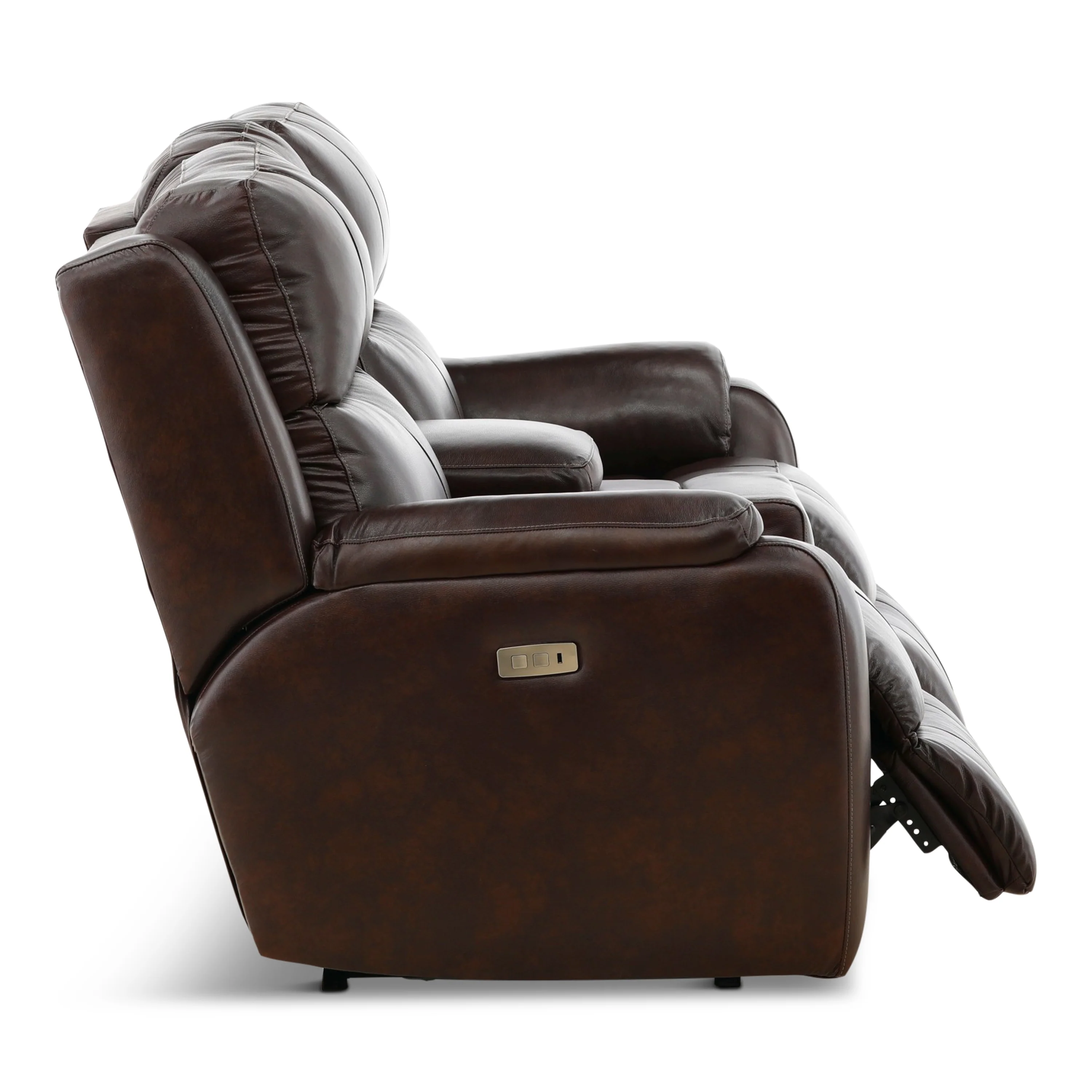 Waylon Leather Power Reclining Console Loveseat - Image 14