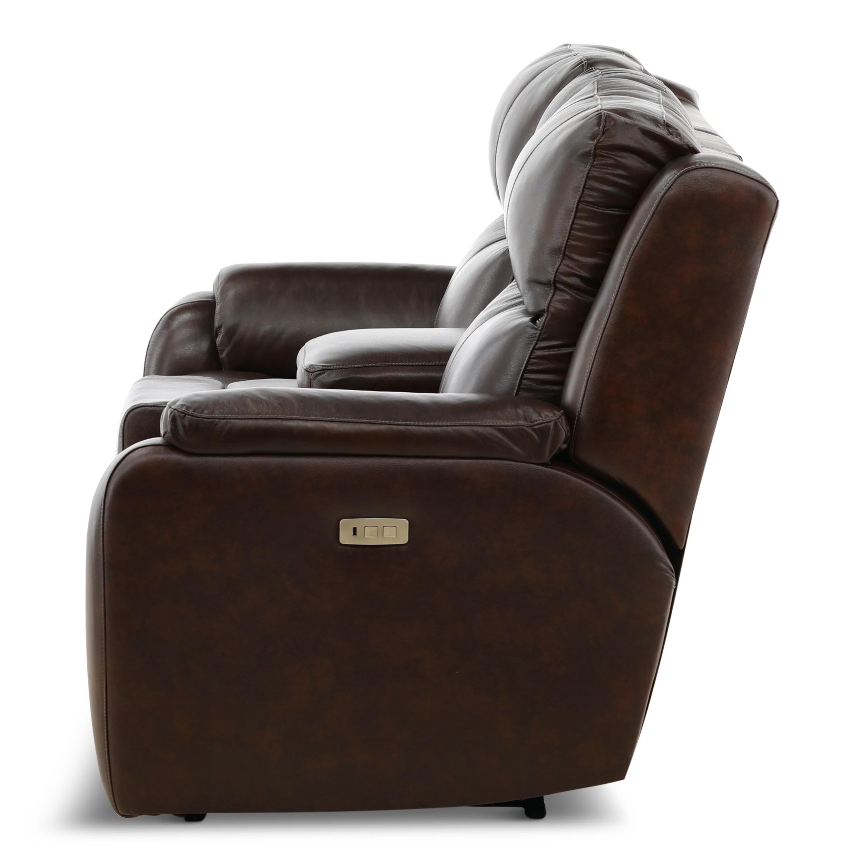 Waylon Leather Power Reclining Console Loveseat - Image 15