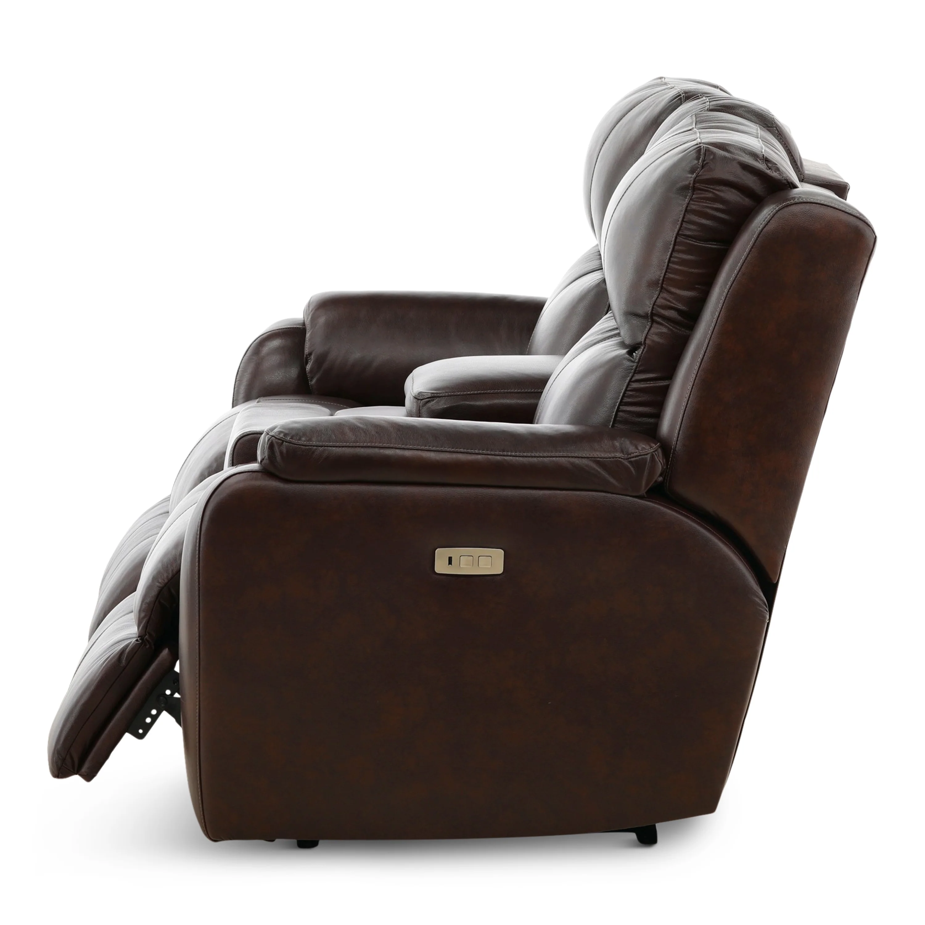 Waylon Leather Power Reclining Console Loveseat - Image 16