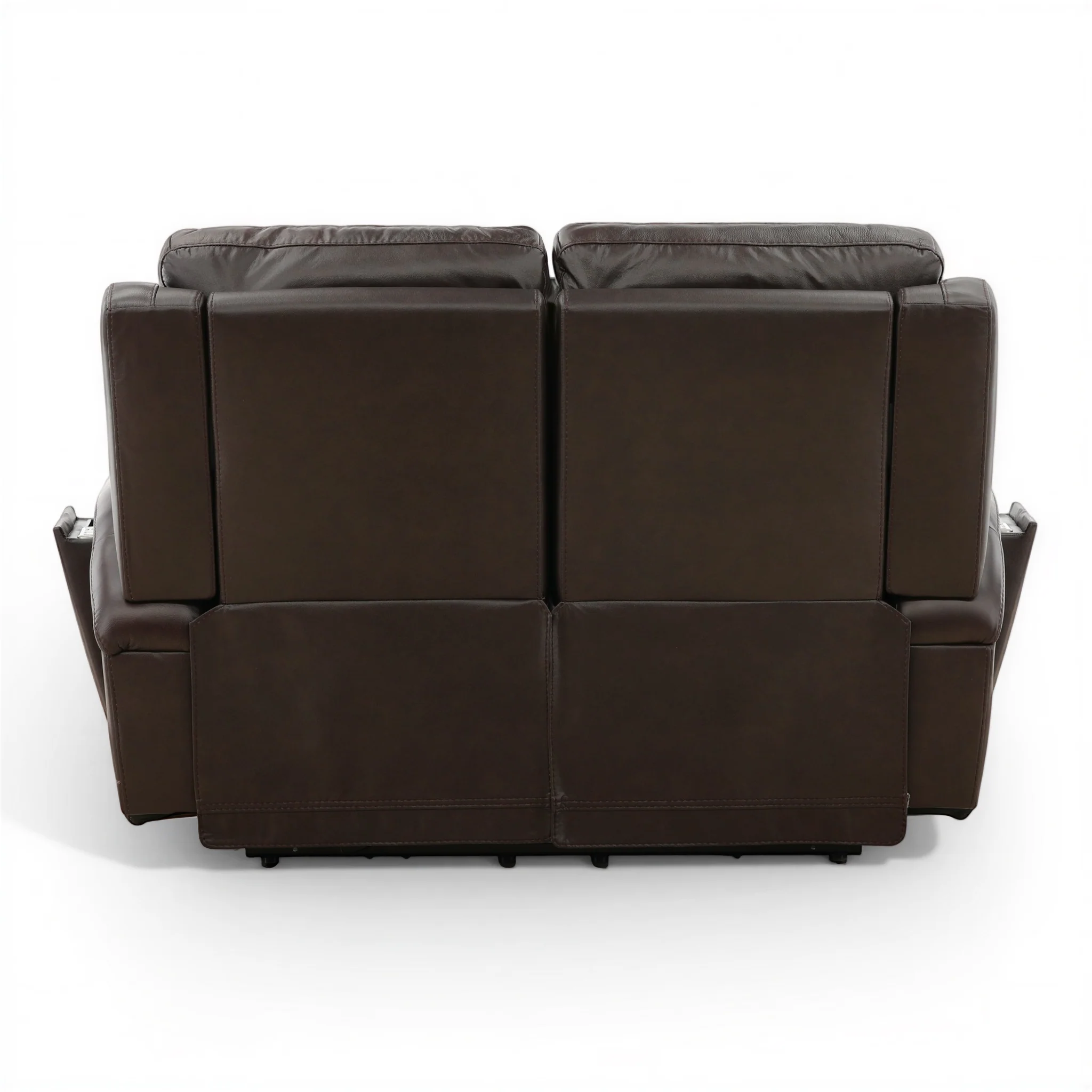 Flexsteel Trey Leather Power Reclining Loveseat - Image 12