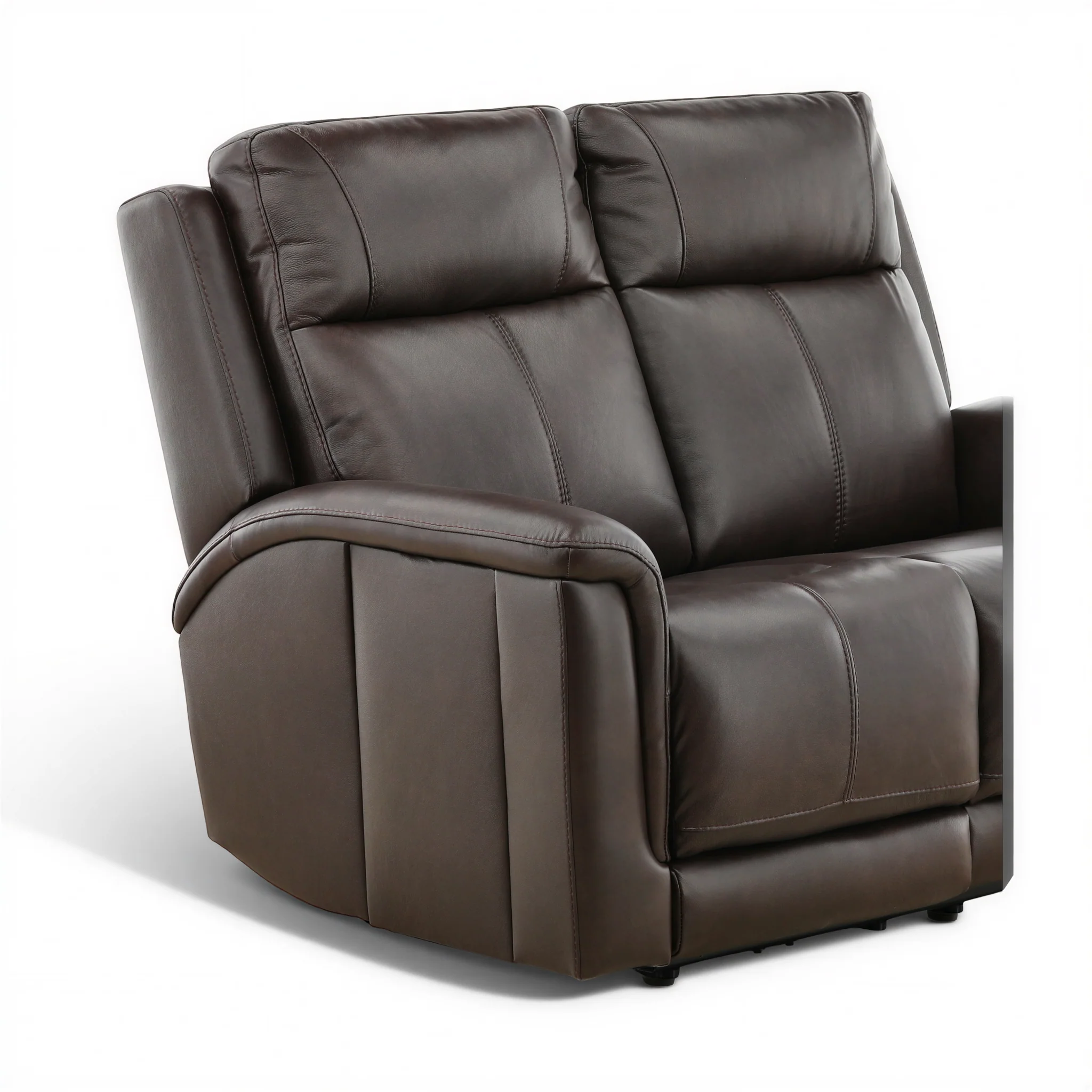 Flexsteel Trey Leather Power Reclining Loveseat - Image 13