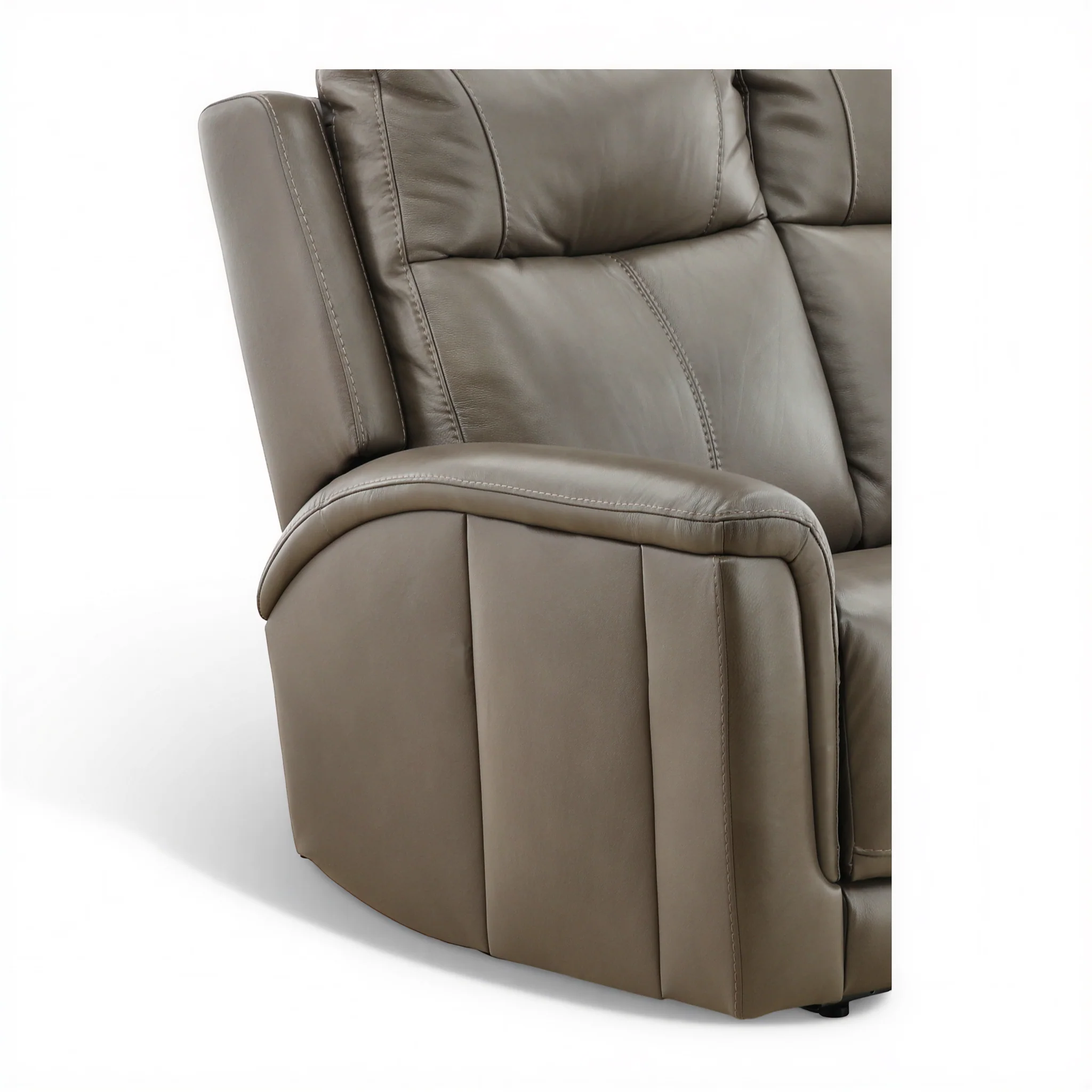 Flexsteel Trey Leather Power Reclining Loveseat - Image 24