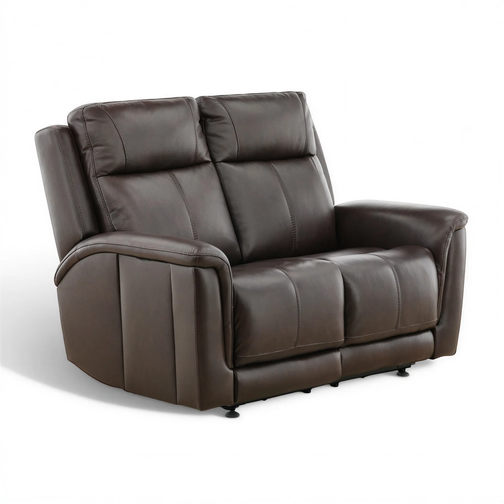 Flexsteel Trey Leather Power Reclining Loveseat - Image 5