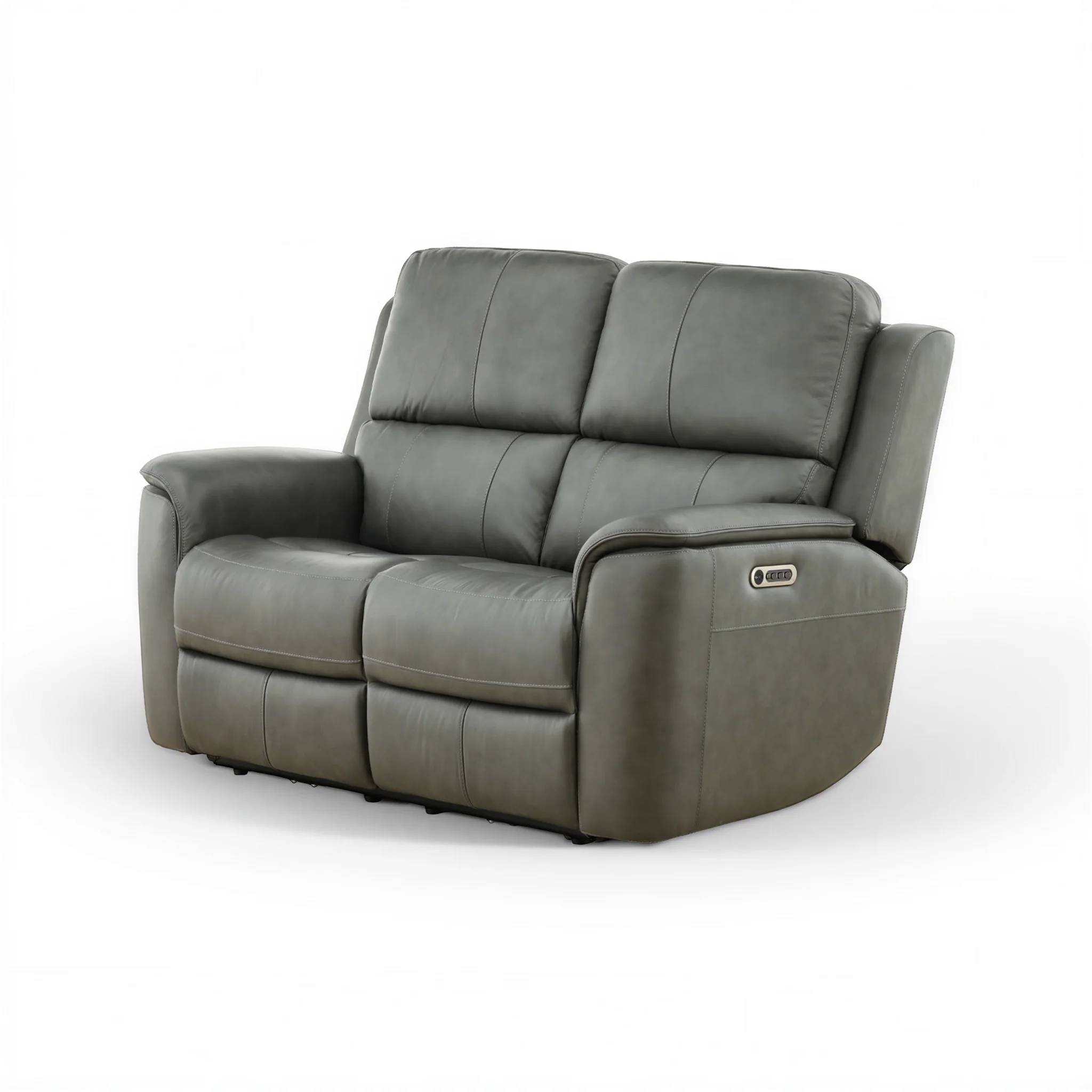 Flexsteel Grayson Leather Power Loveseat - Image 7