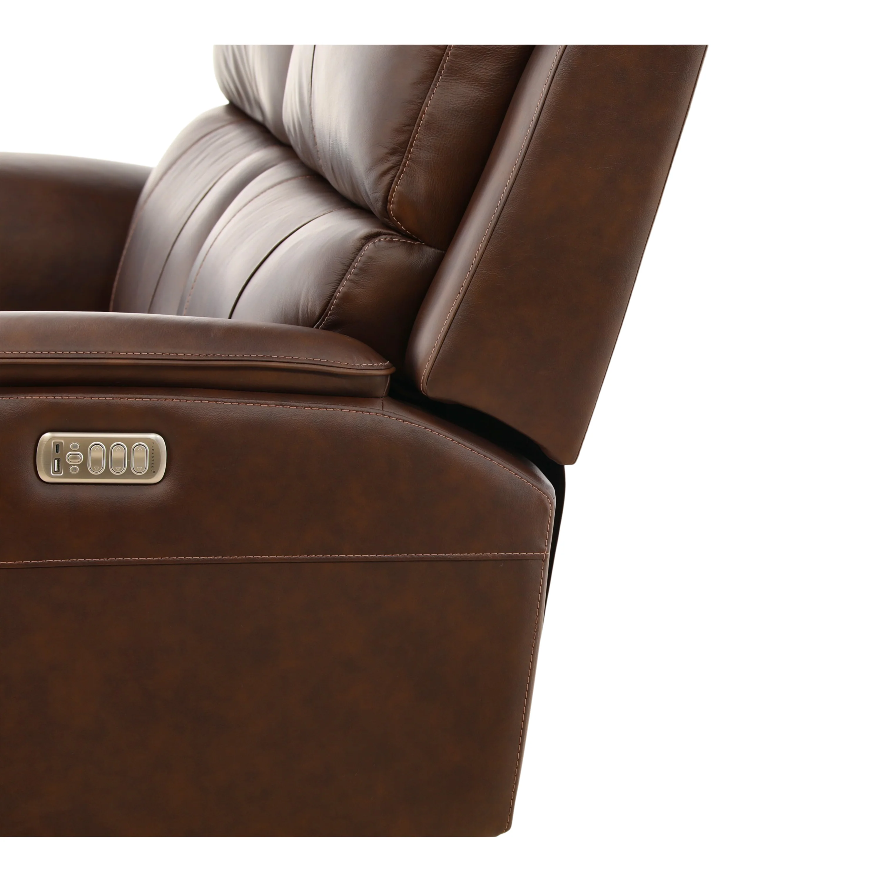 Flexsteel Karson Leather Power Reclining Loveseat - Image 12