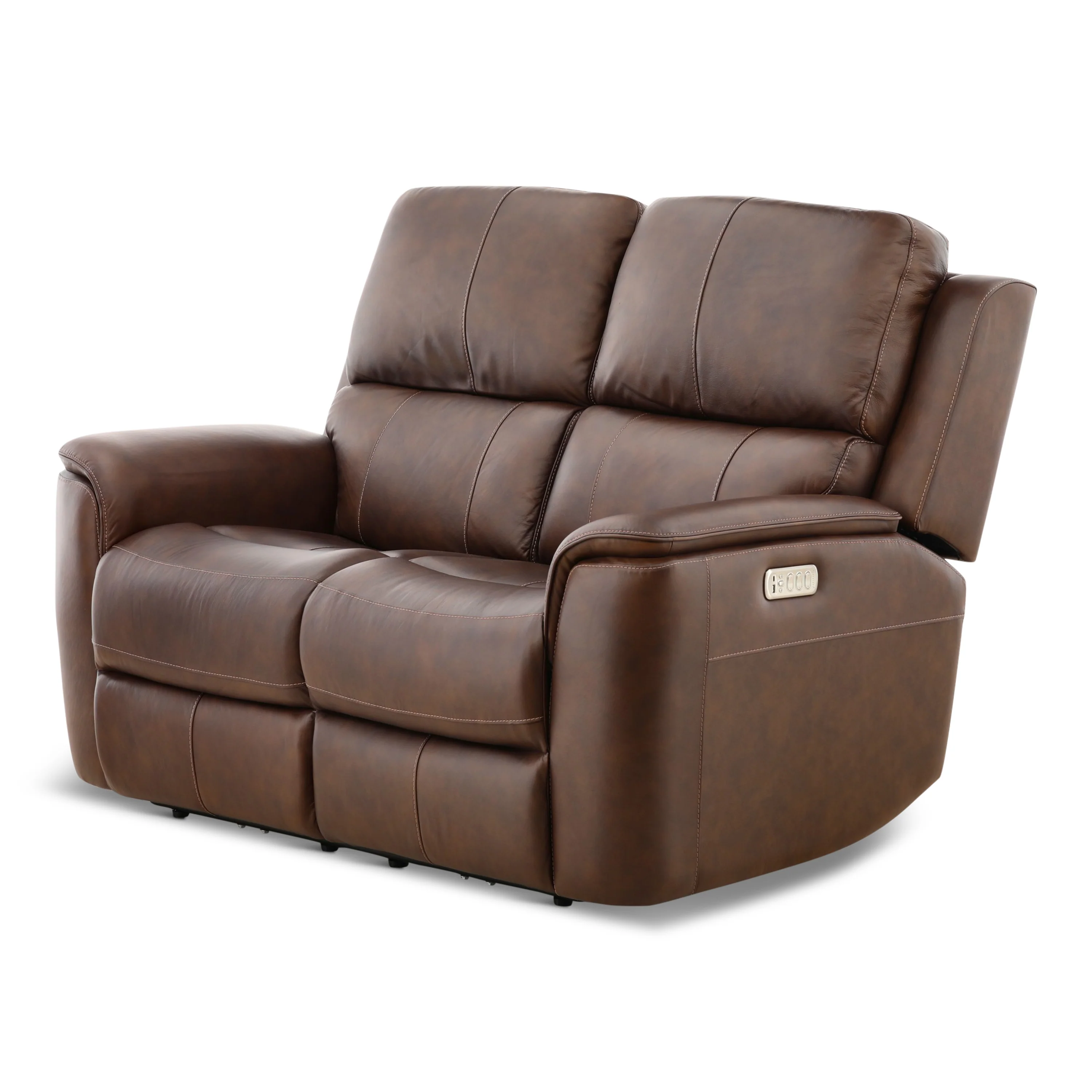 Flexsteel Karson Leather Power Reclining Loveseat - Image 5