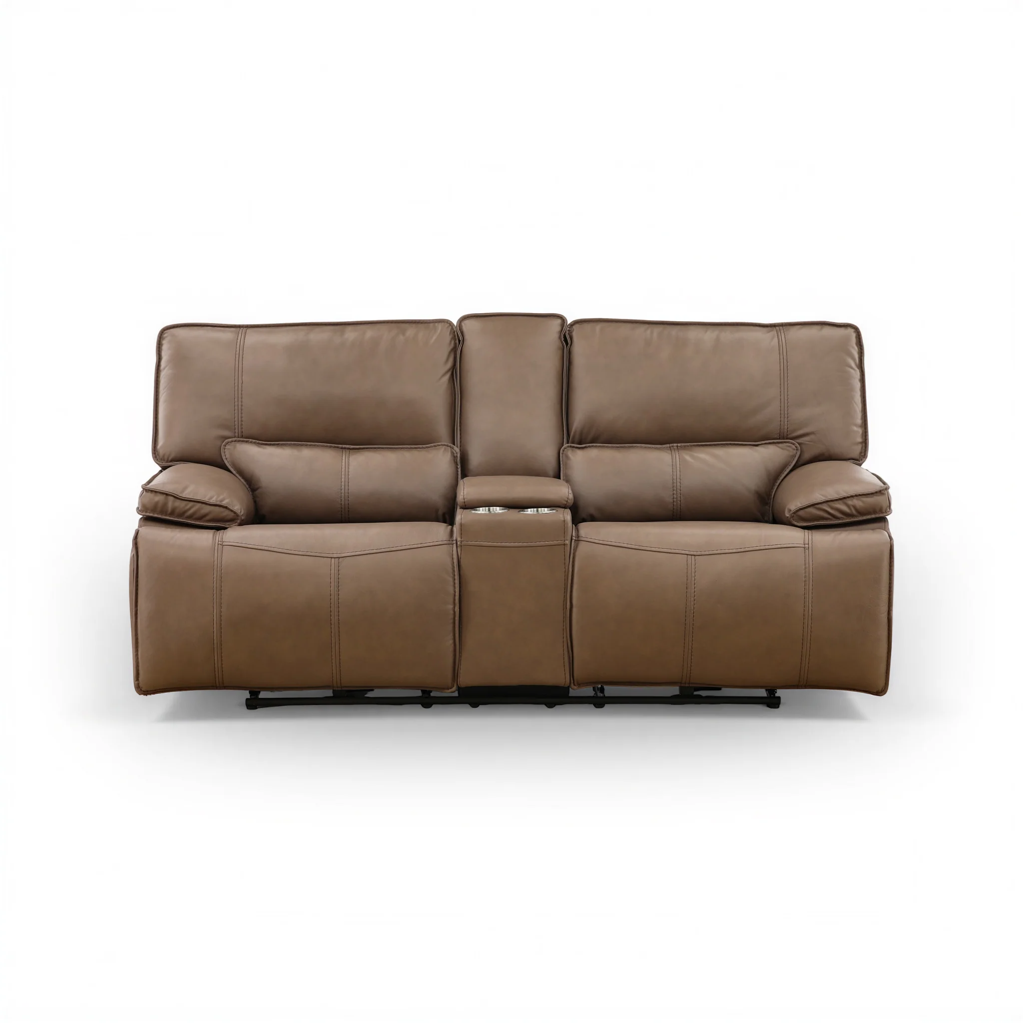 Bozeman II Leather Power Reclining Console Loveseat - Image 13