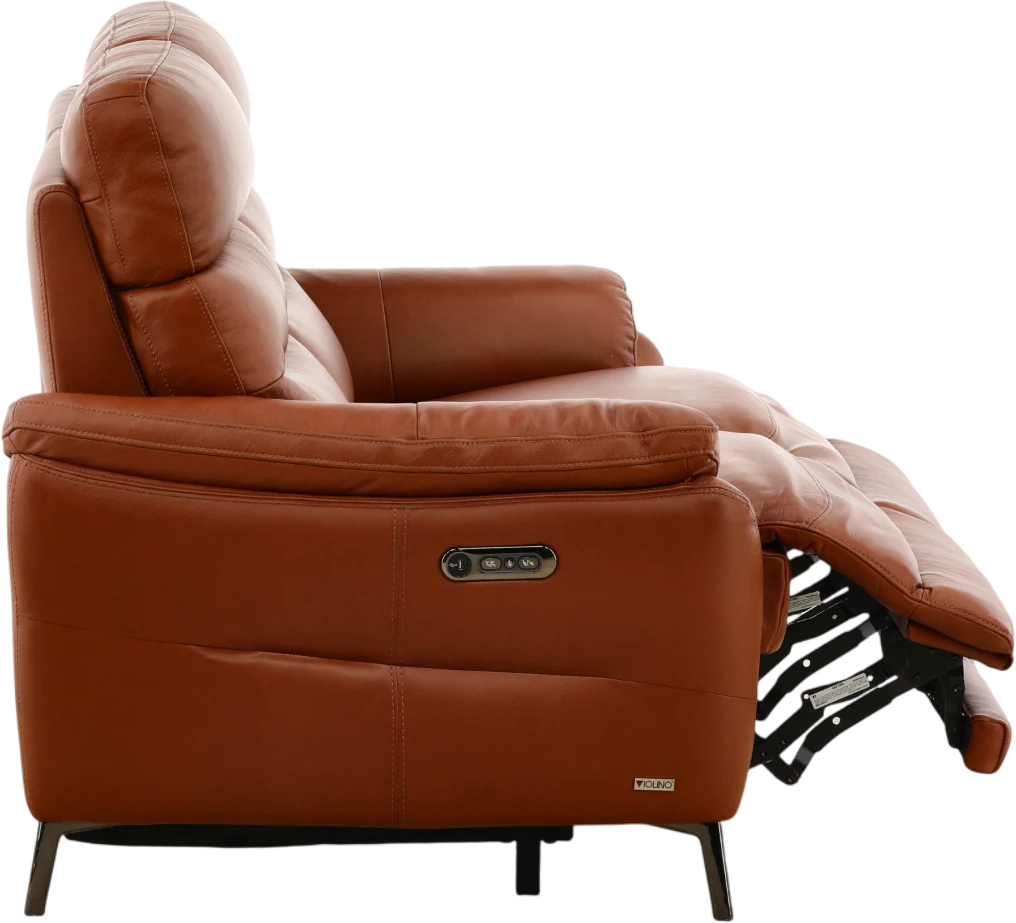 Underwood Leather Power Reclining Loveseat - Image 7